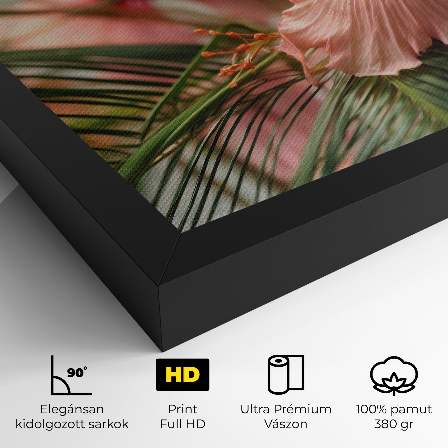 Vászonkép Sunset Exotic Flower mockup 4