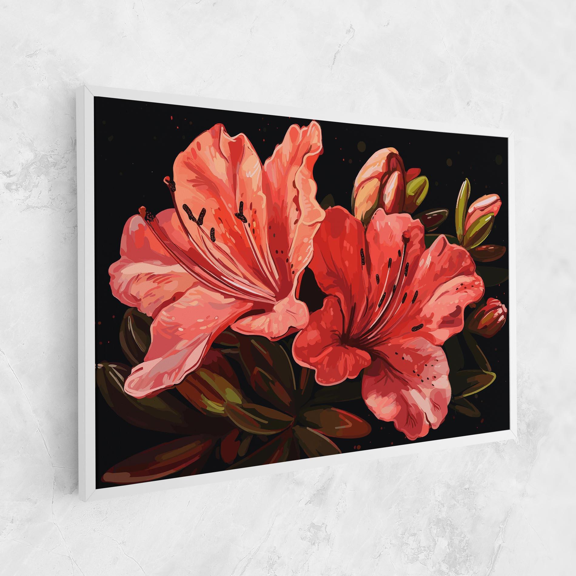 Vászonkép Art Exotic Flower mockup 1