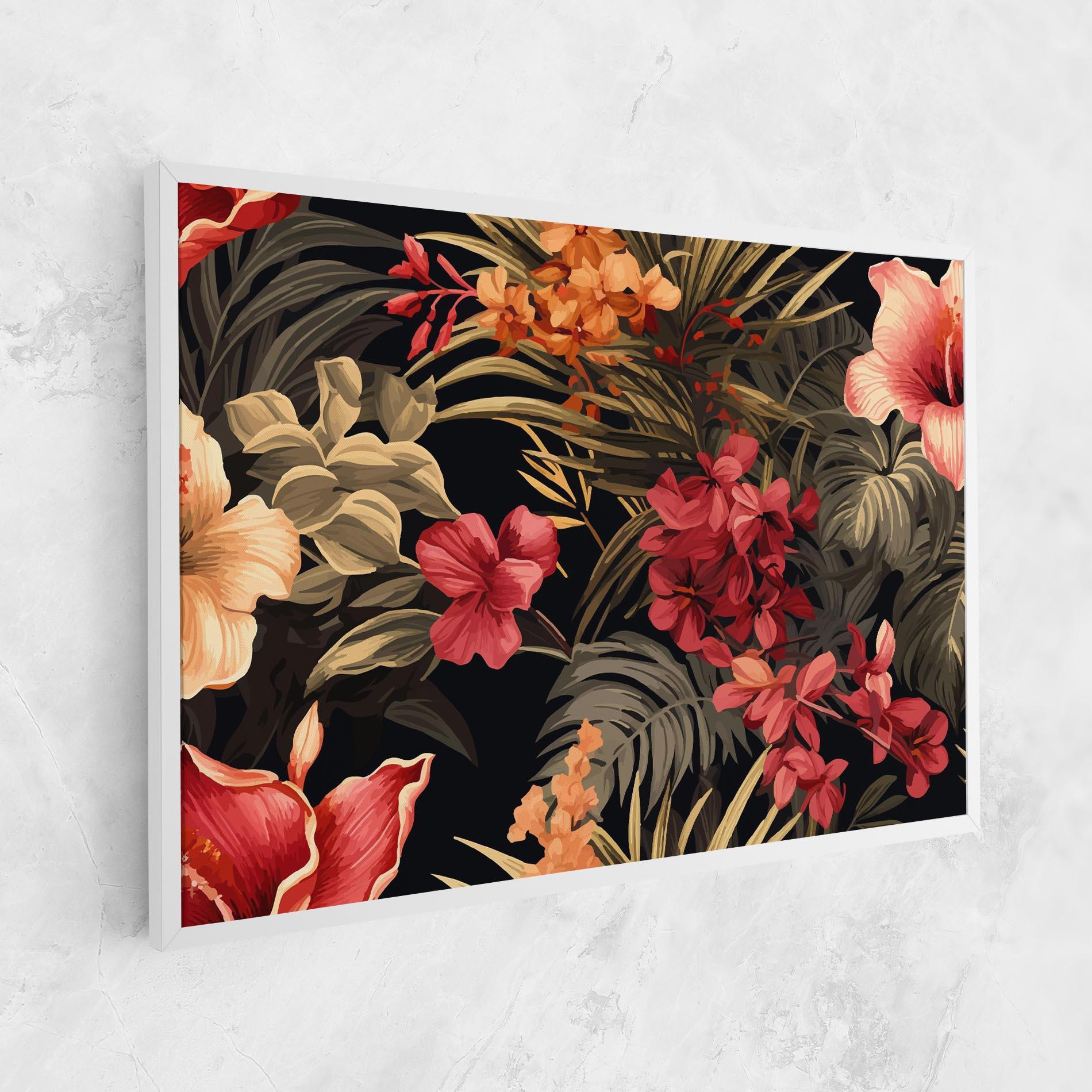 Vászonkép Exotic Flower Plant mockup 1