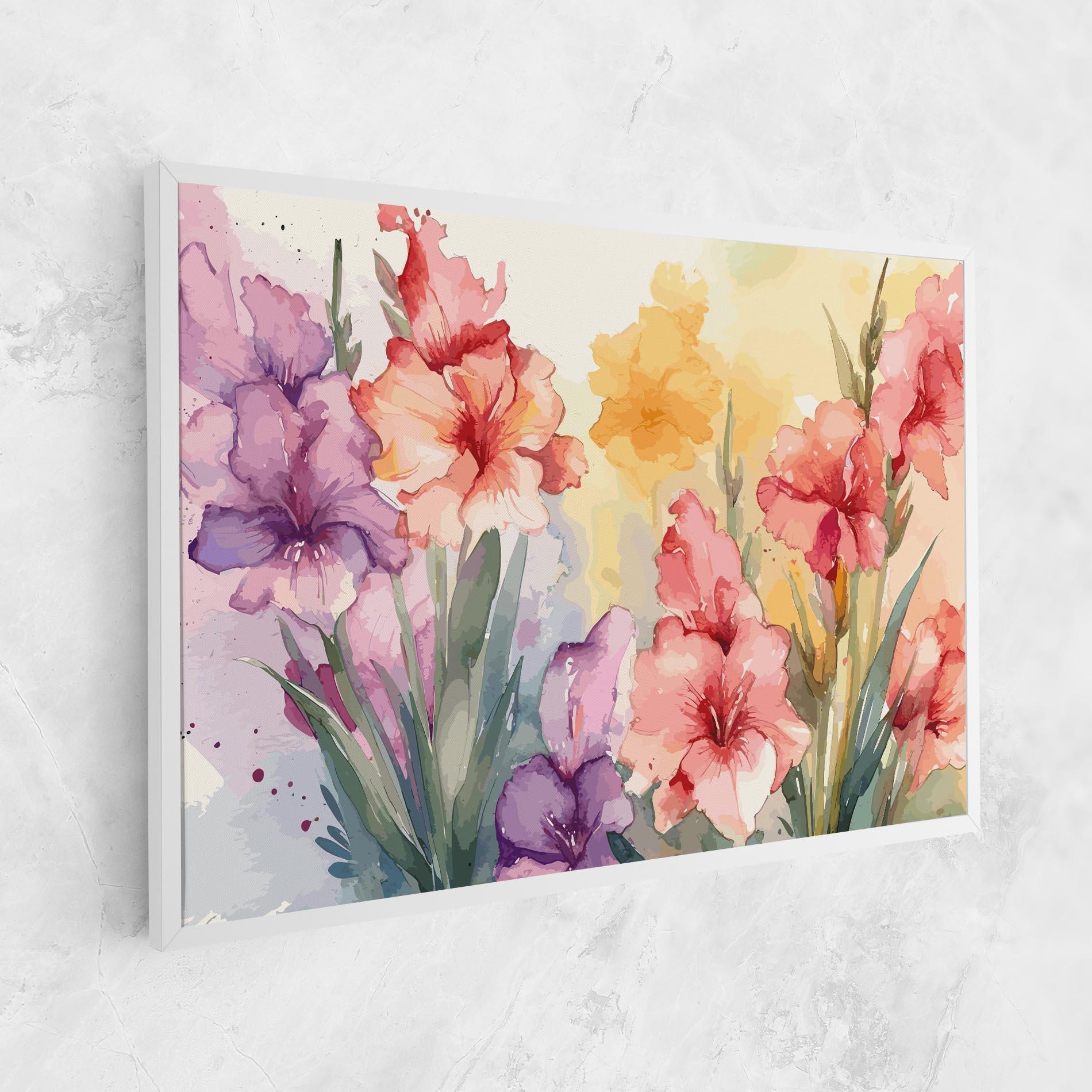 Vászonkép Exotic Watercolor mockup 1
