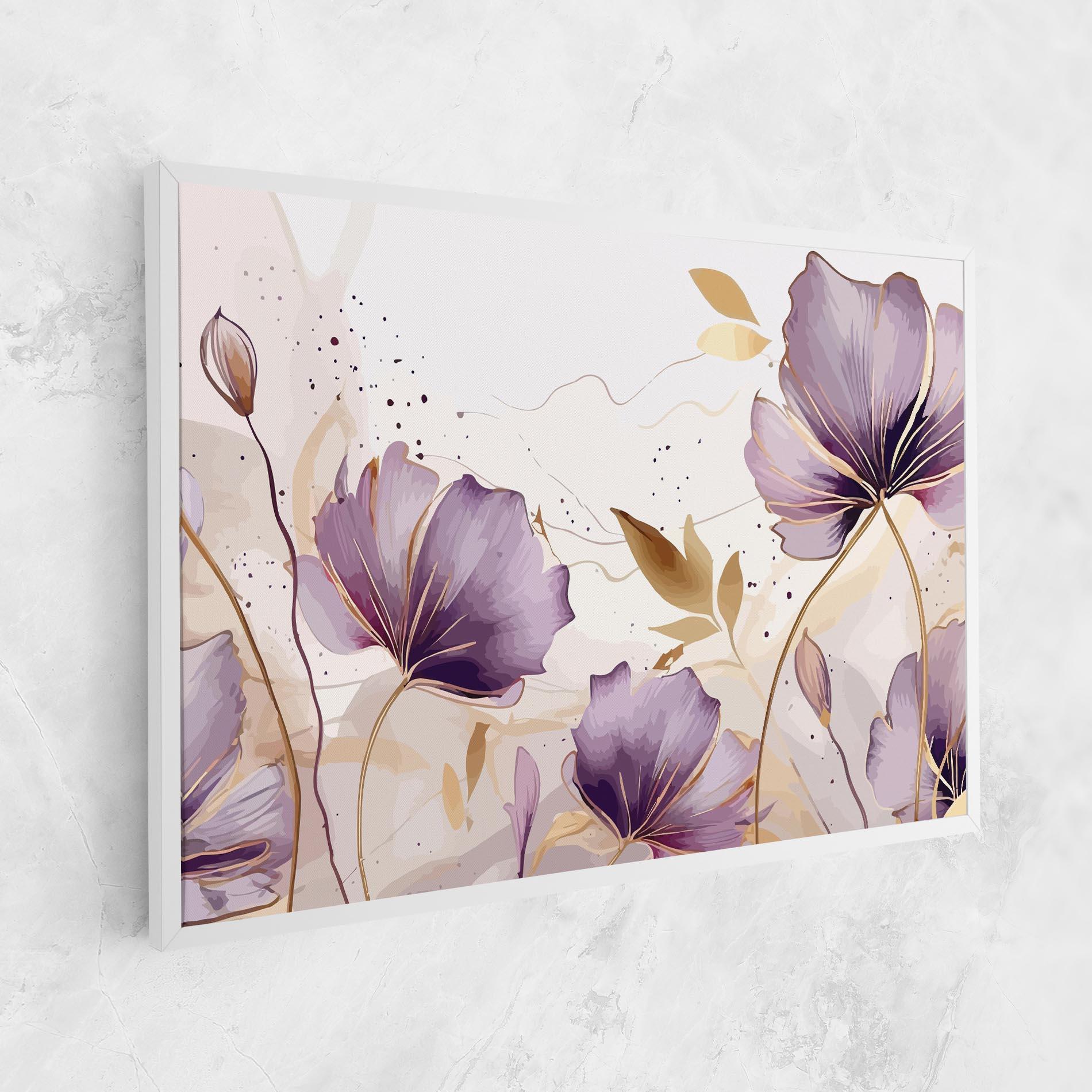 Vászonkép Purple Gold Exotic mockup 1