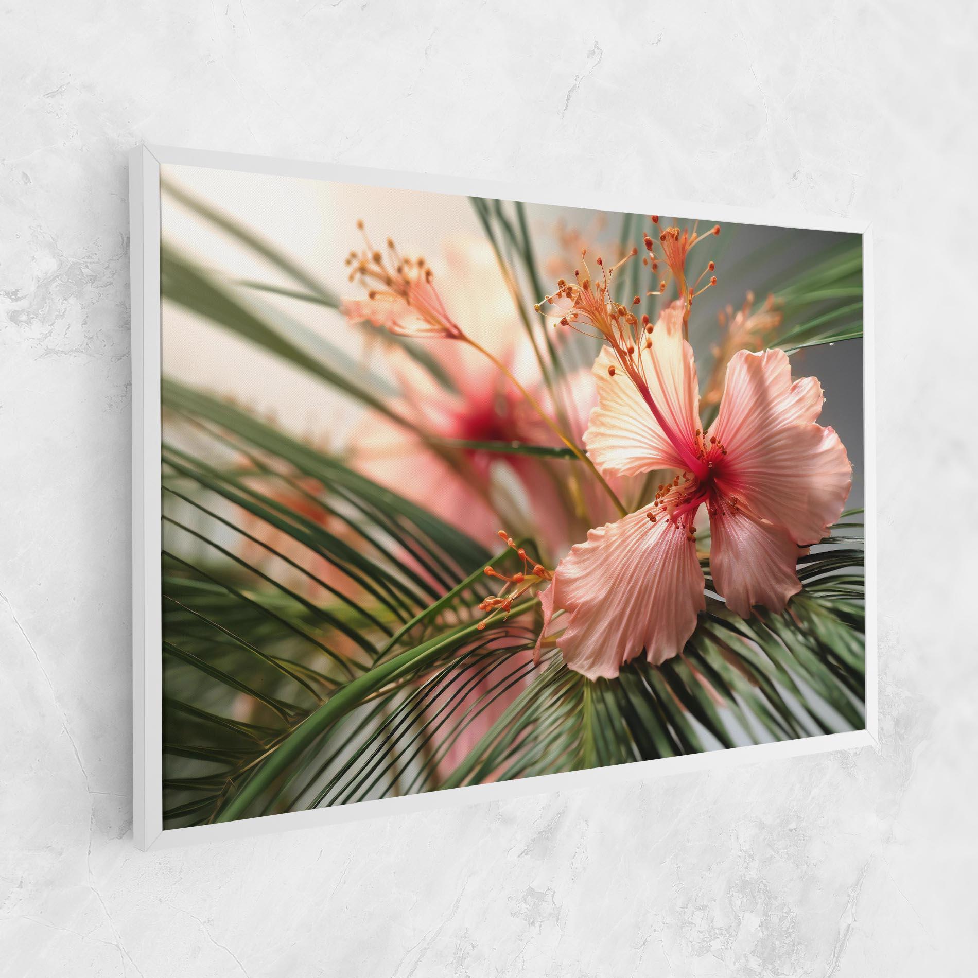 Vászonkép Sunset Exotic Flower mockup 1