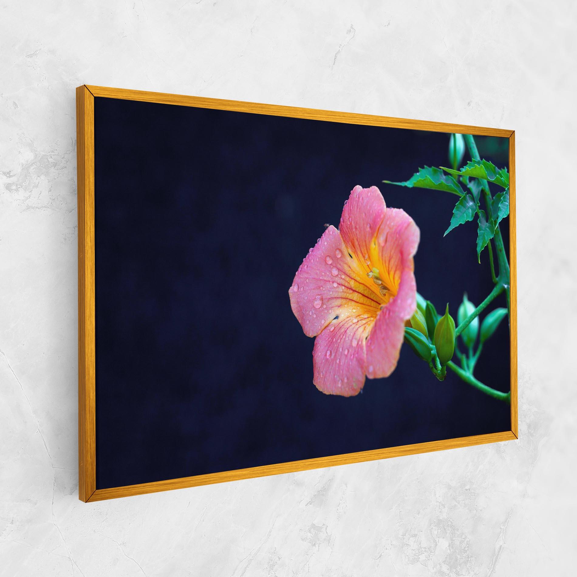 Vászonkép Exotic Pink Plant mockup 1