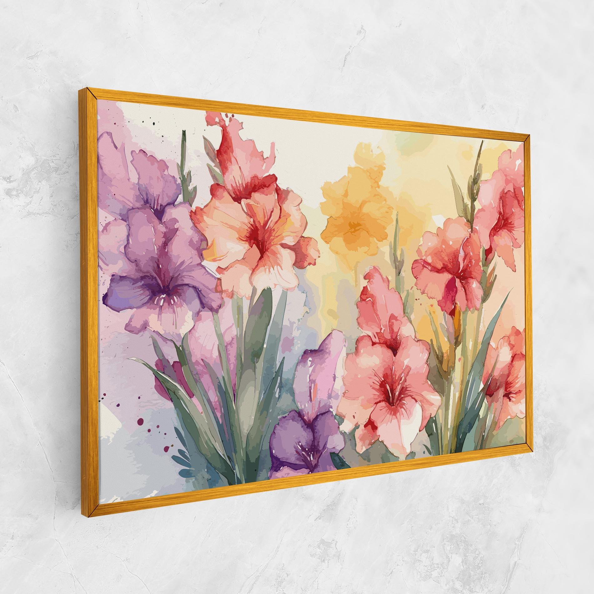 Vászonkép Exotic Watercolor mockup 1