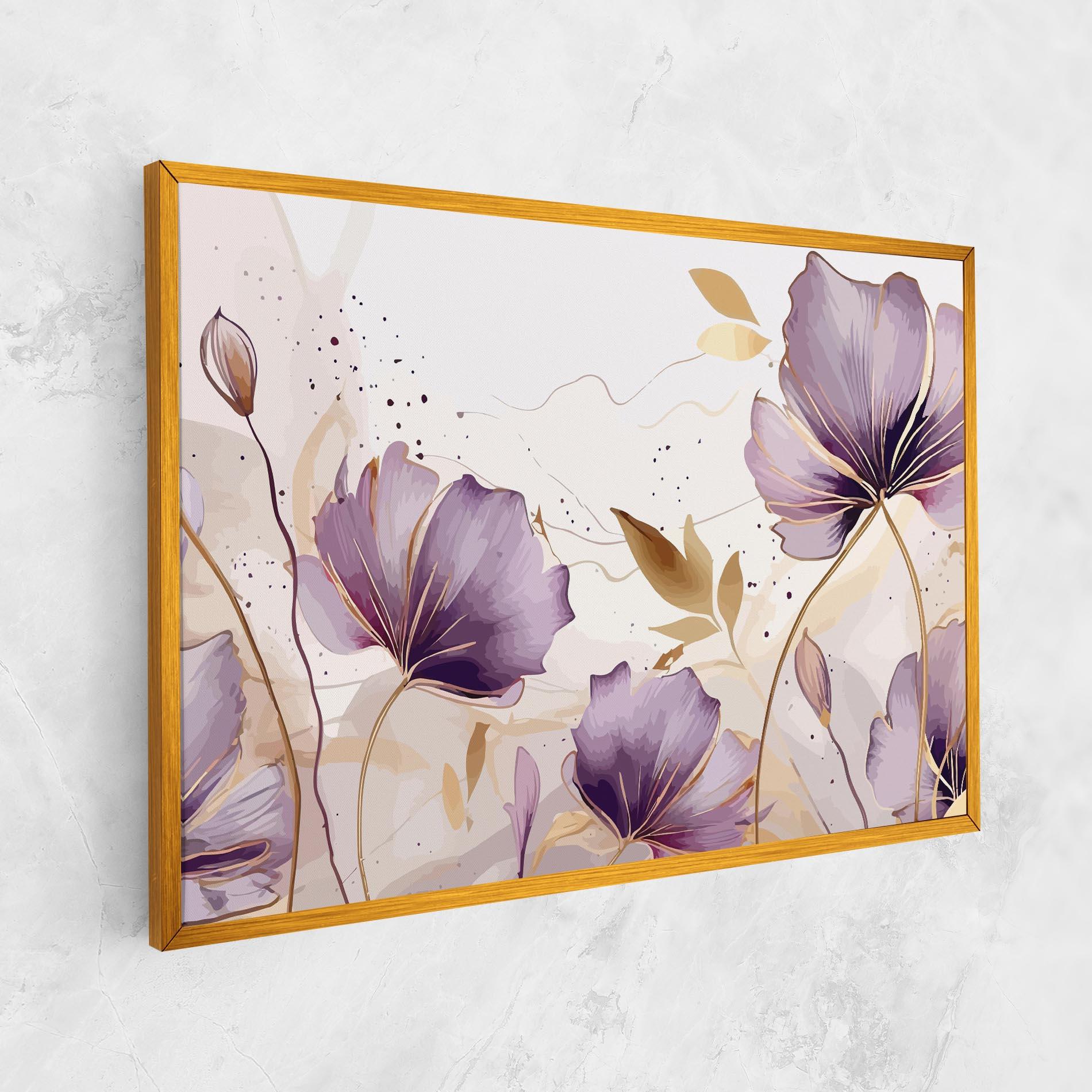 Vászonkép Purple Gold Exotic mockup 1