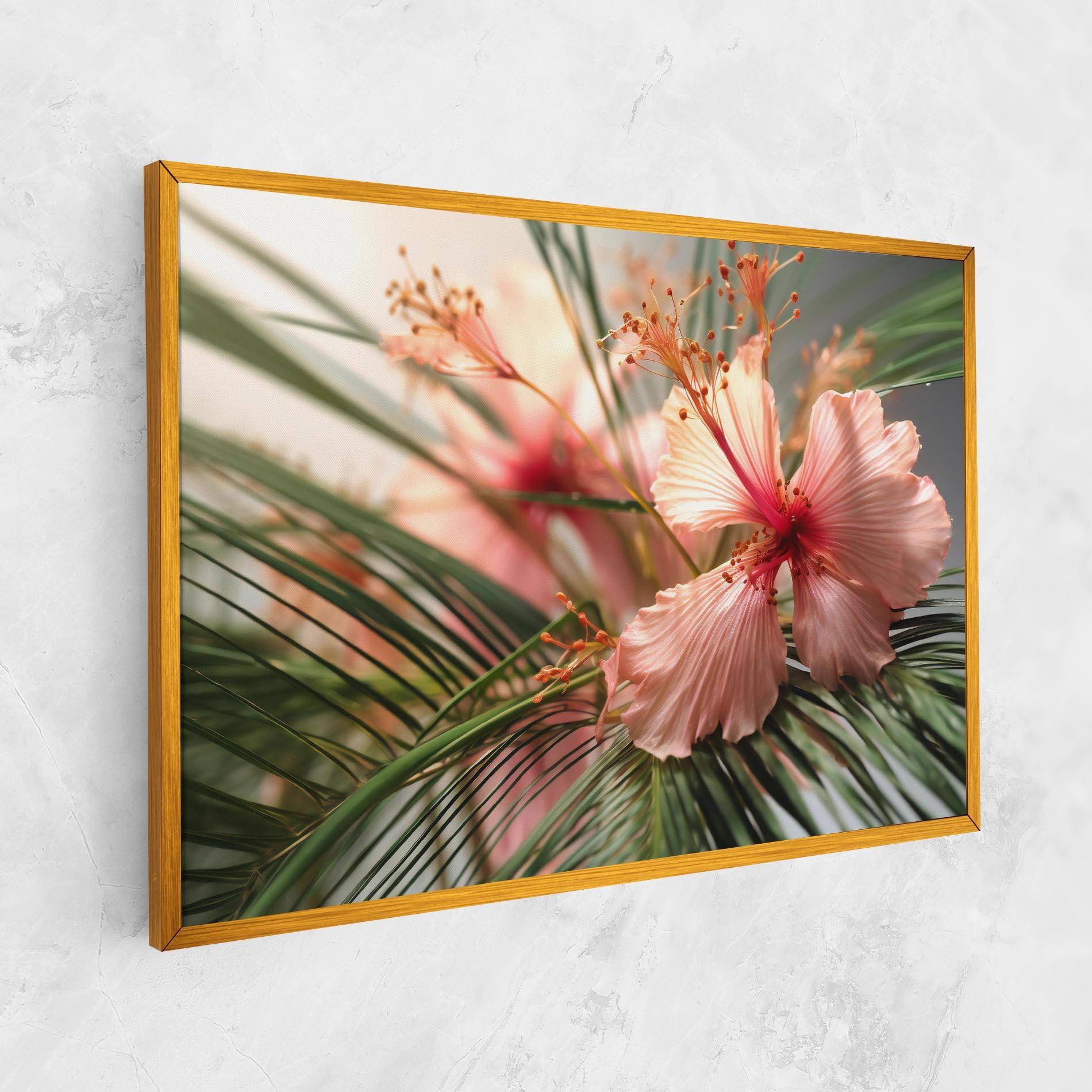 Vászonkép Sunset Exotic Flower mockup 1