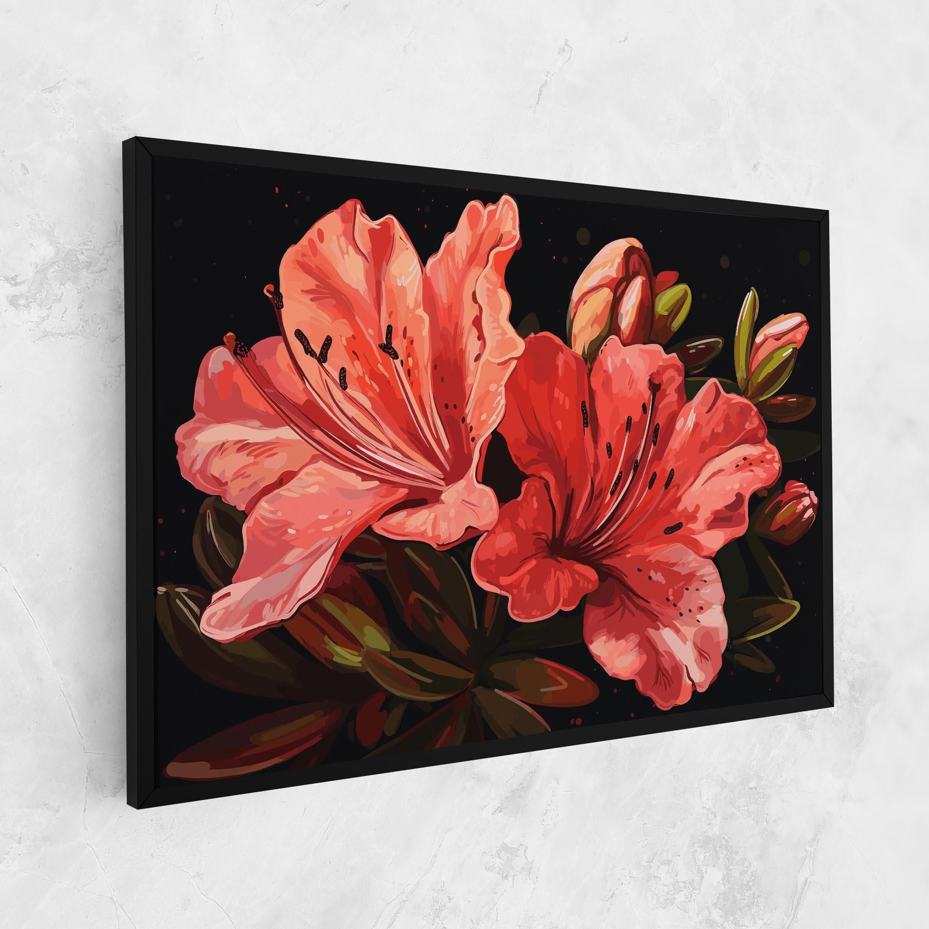 Vászonkép Art Exotic Flower mockup 1