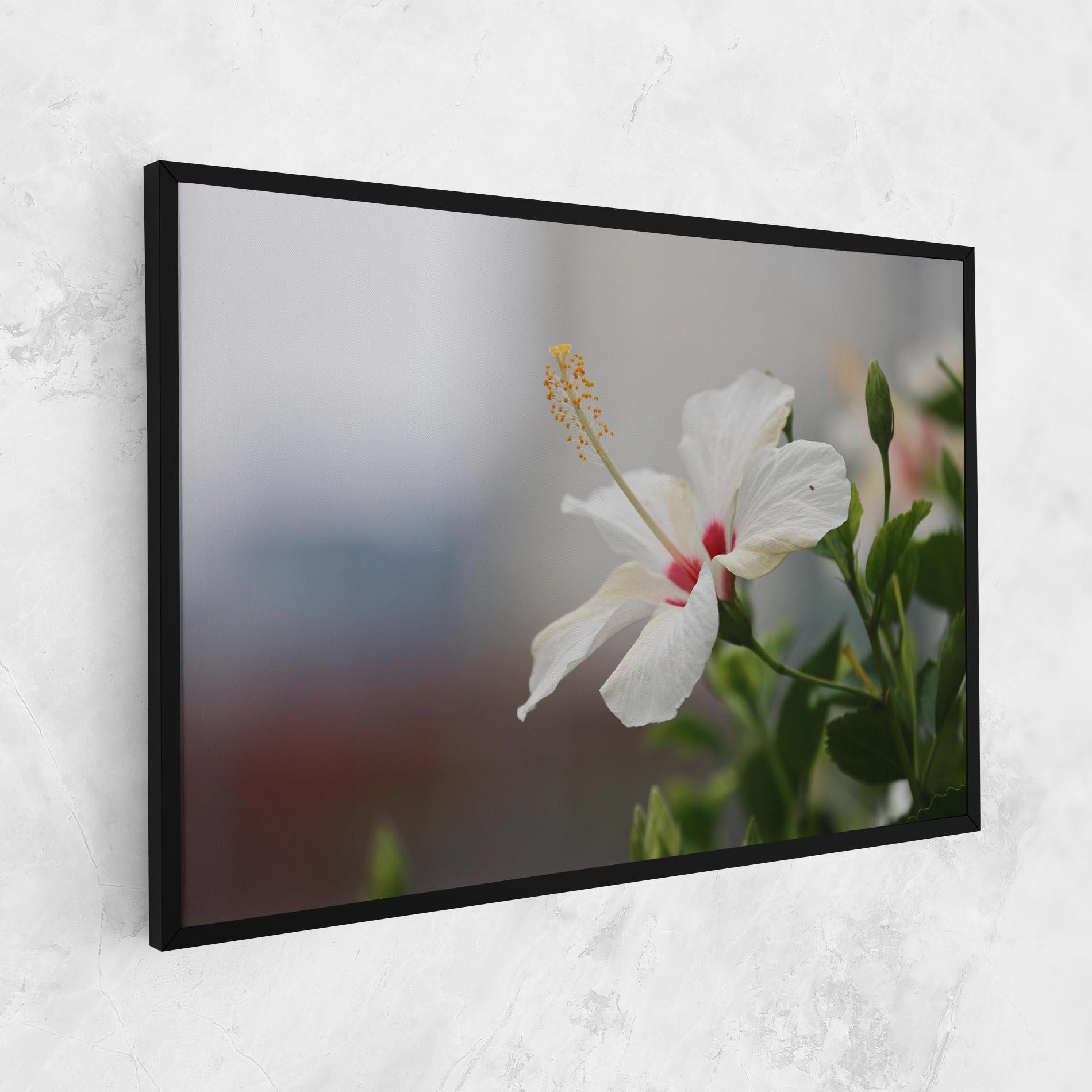 Vászonkép Exotic White Flower mockup 1