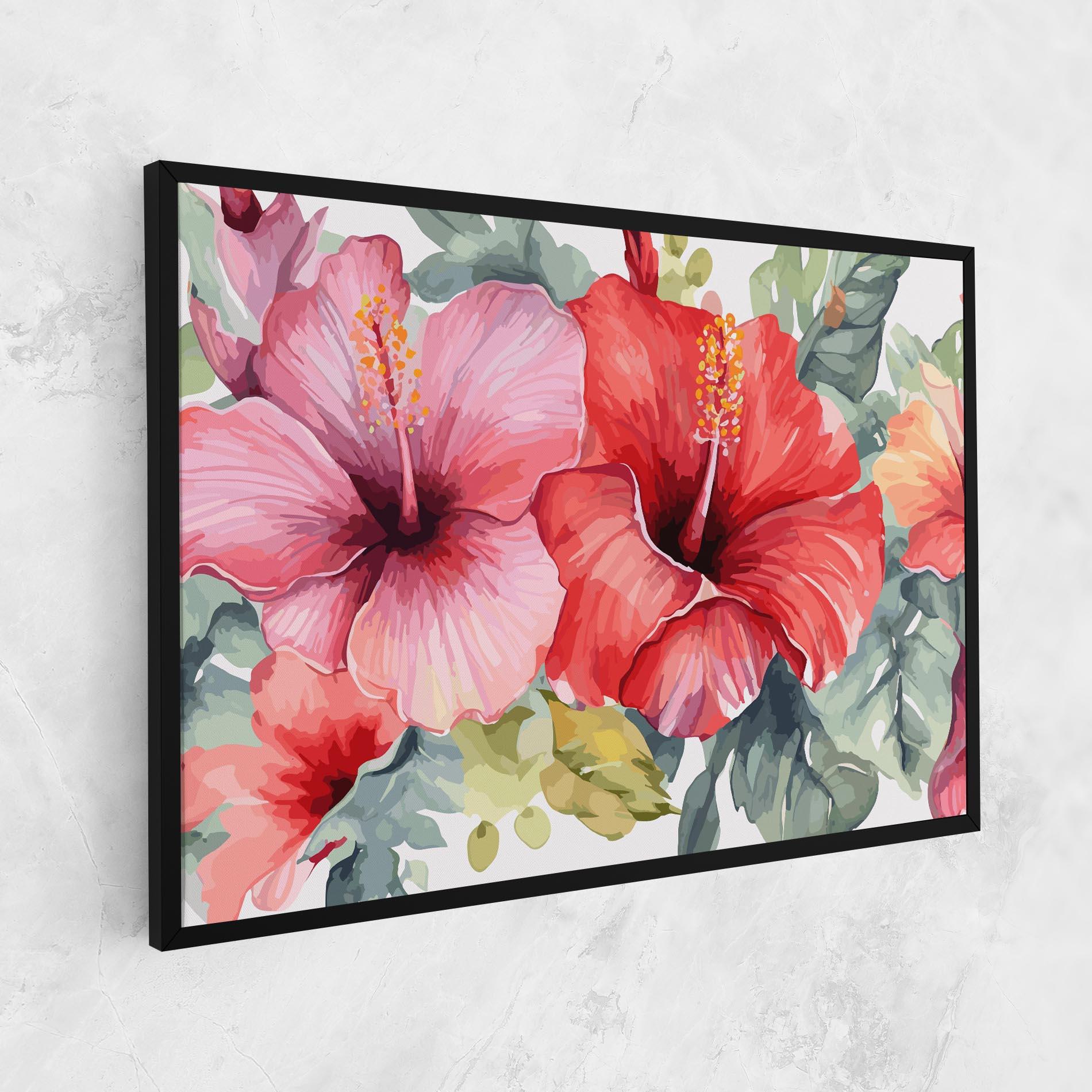 Vászonkép Pink Red Exotic mockup 1