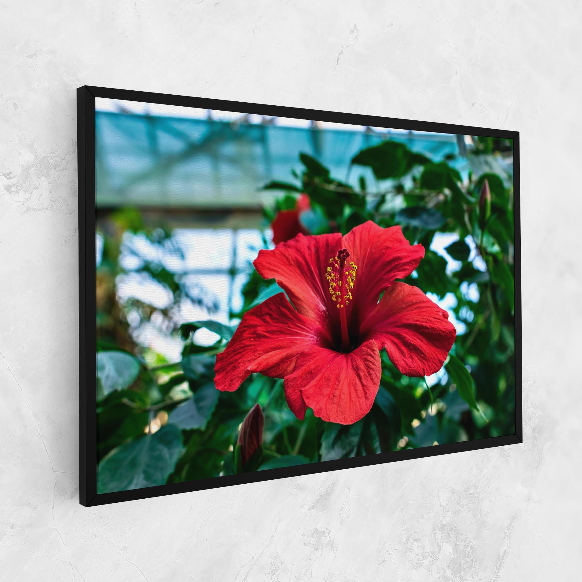 Vászonkép Red Exotic Plant mockup 1