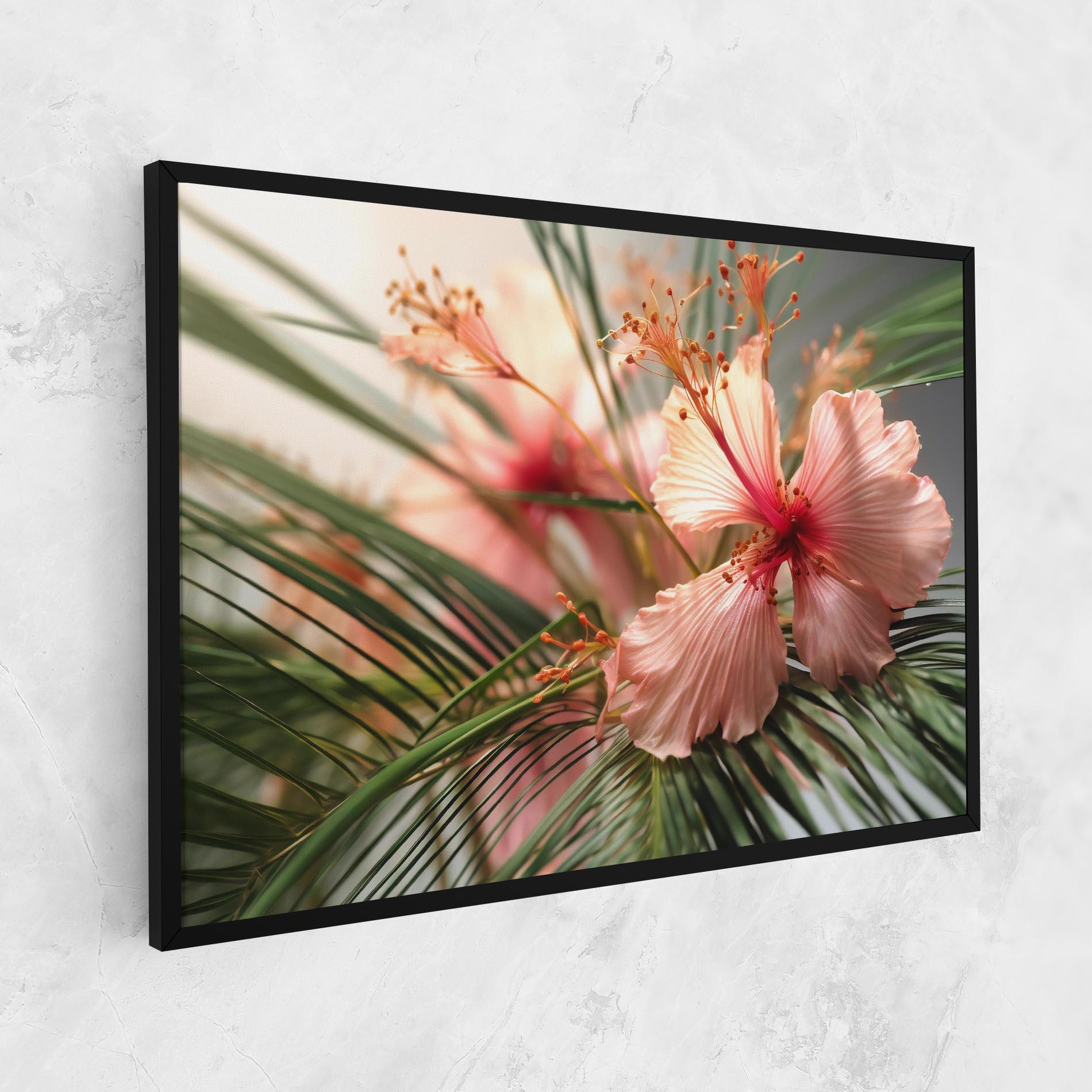 Vászonkép Sunset Exotic Flower mockup 1