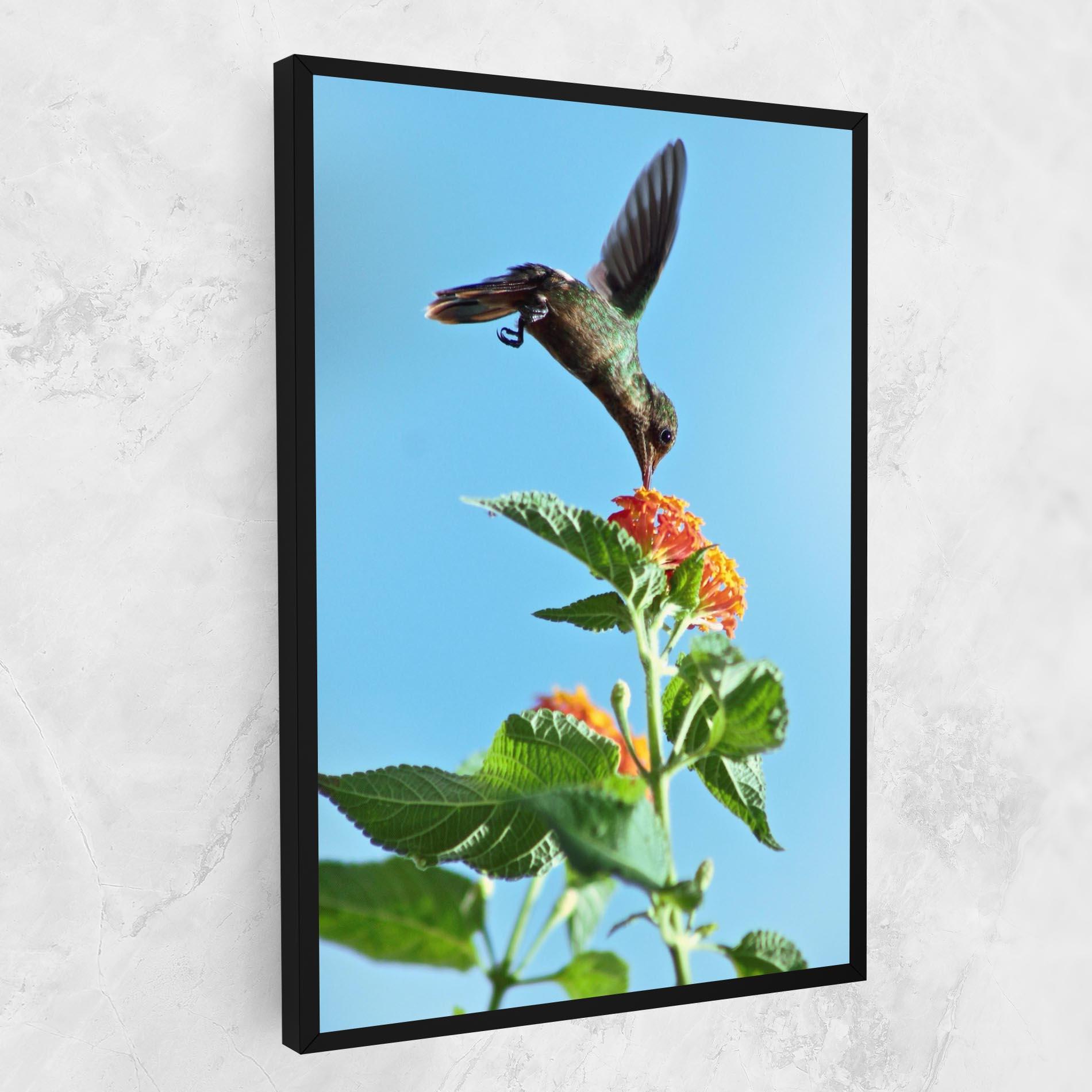 Vászonkép Bird Exotic Flower mockup 1