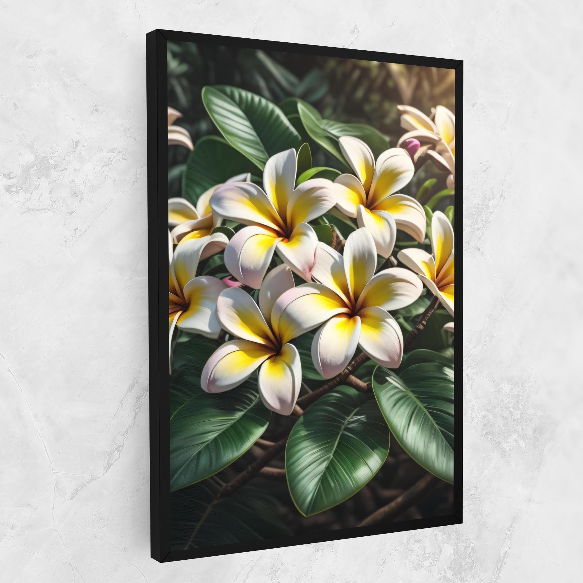 Vászonkép Exotic White Yellow mockup 1