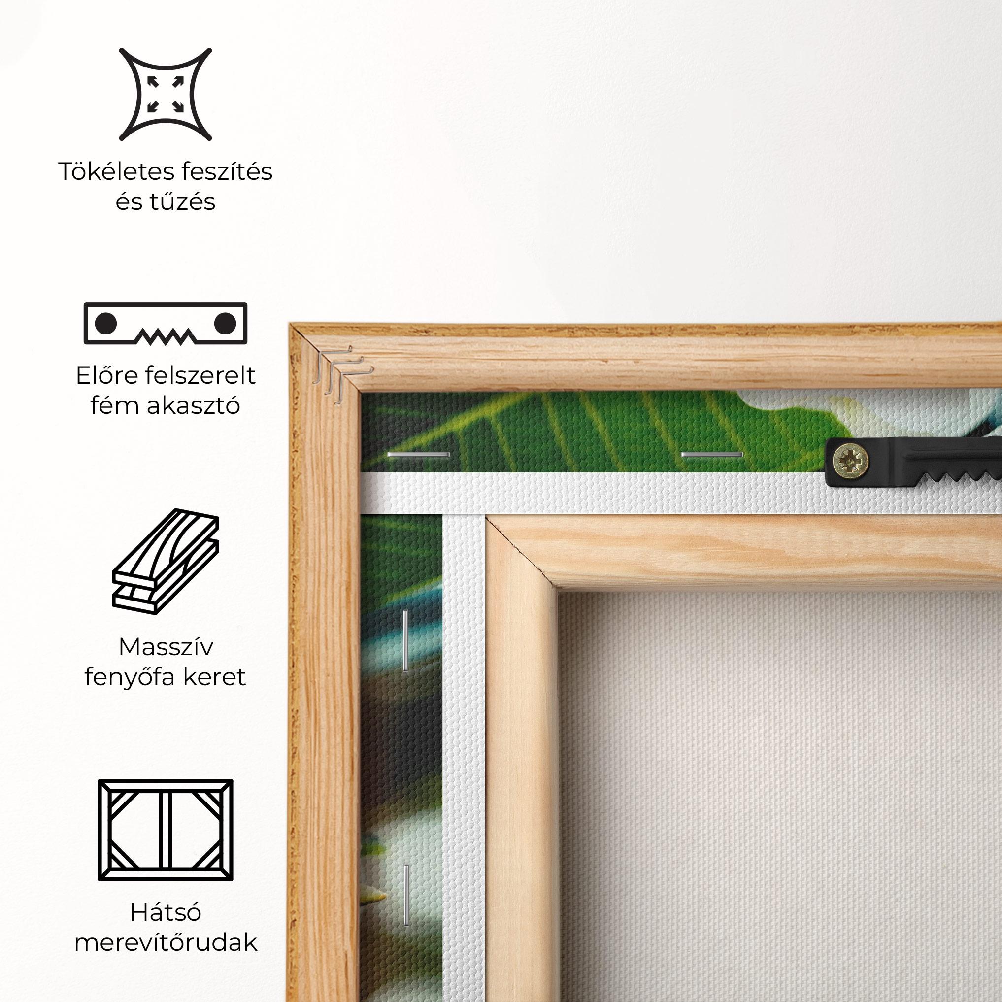 Vászonkép Beautiful White Exotic mockup 5