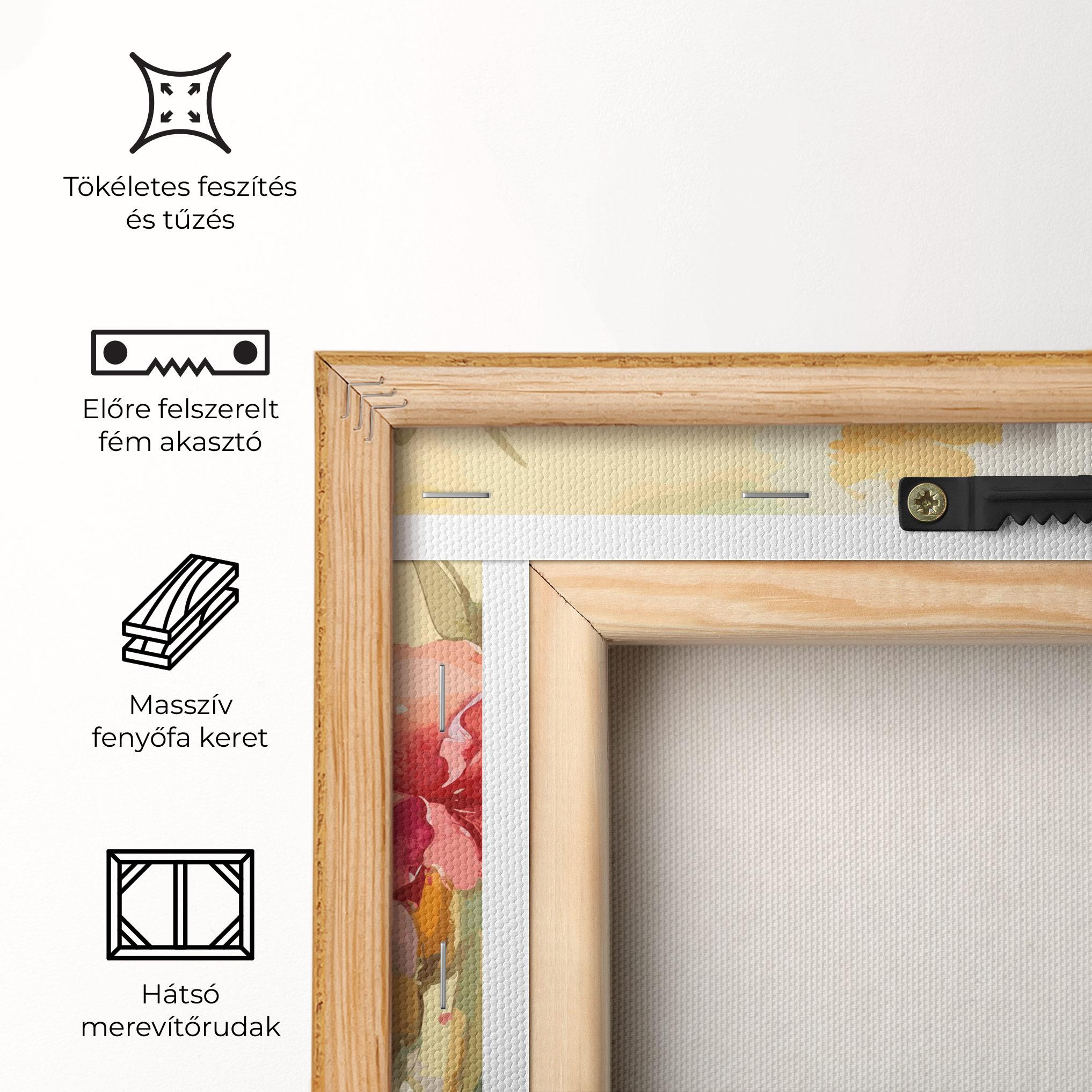 Vászonkép Exotic Watercolor mockup 5