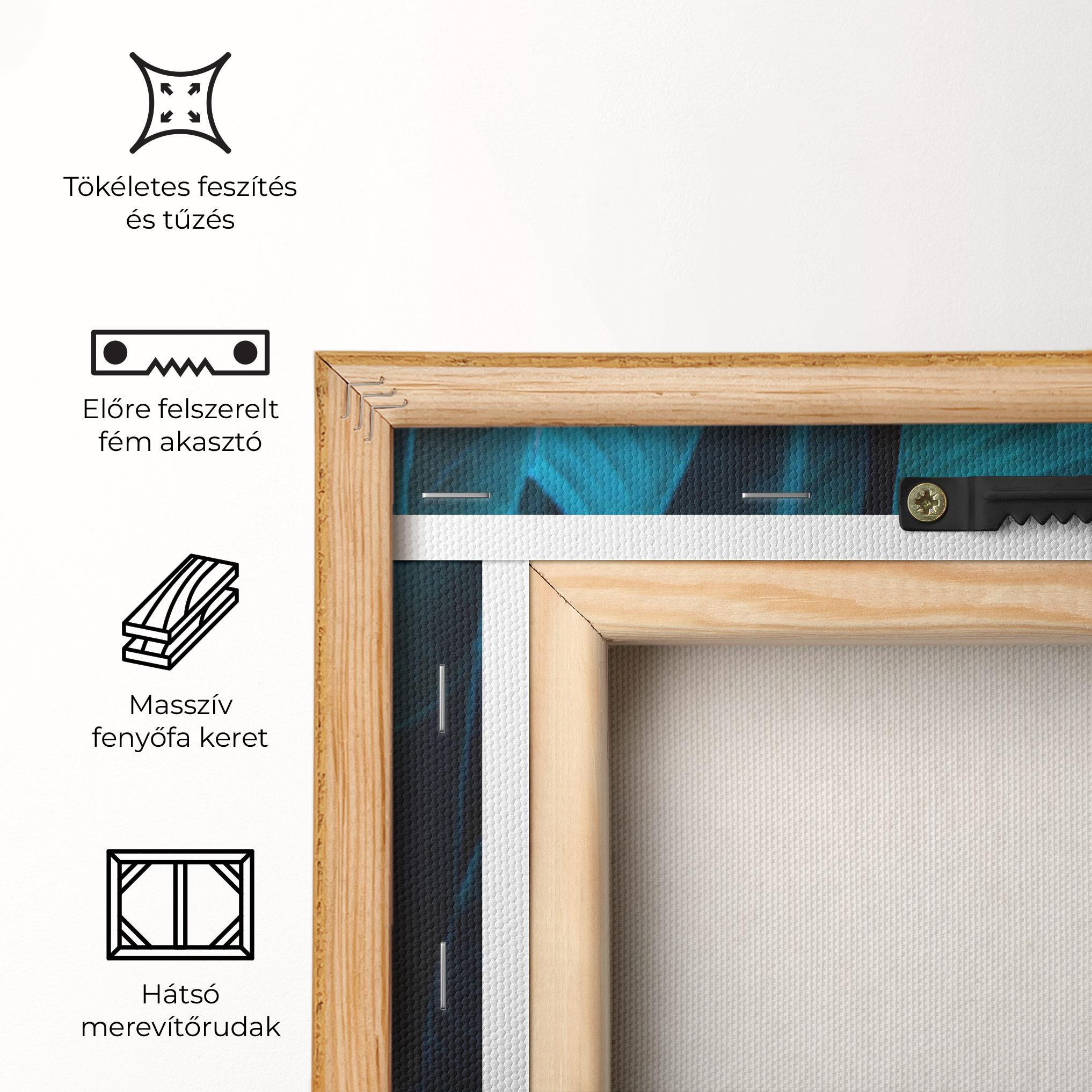 Vászonkép Orange Green Exotic mockup 5