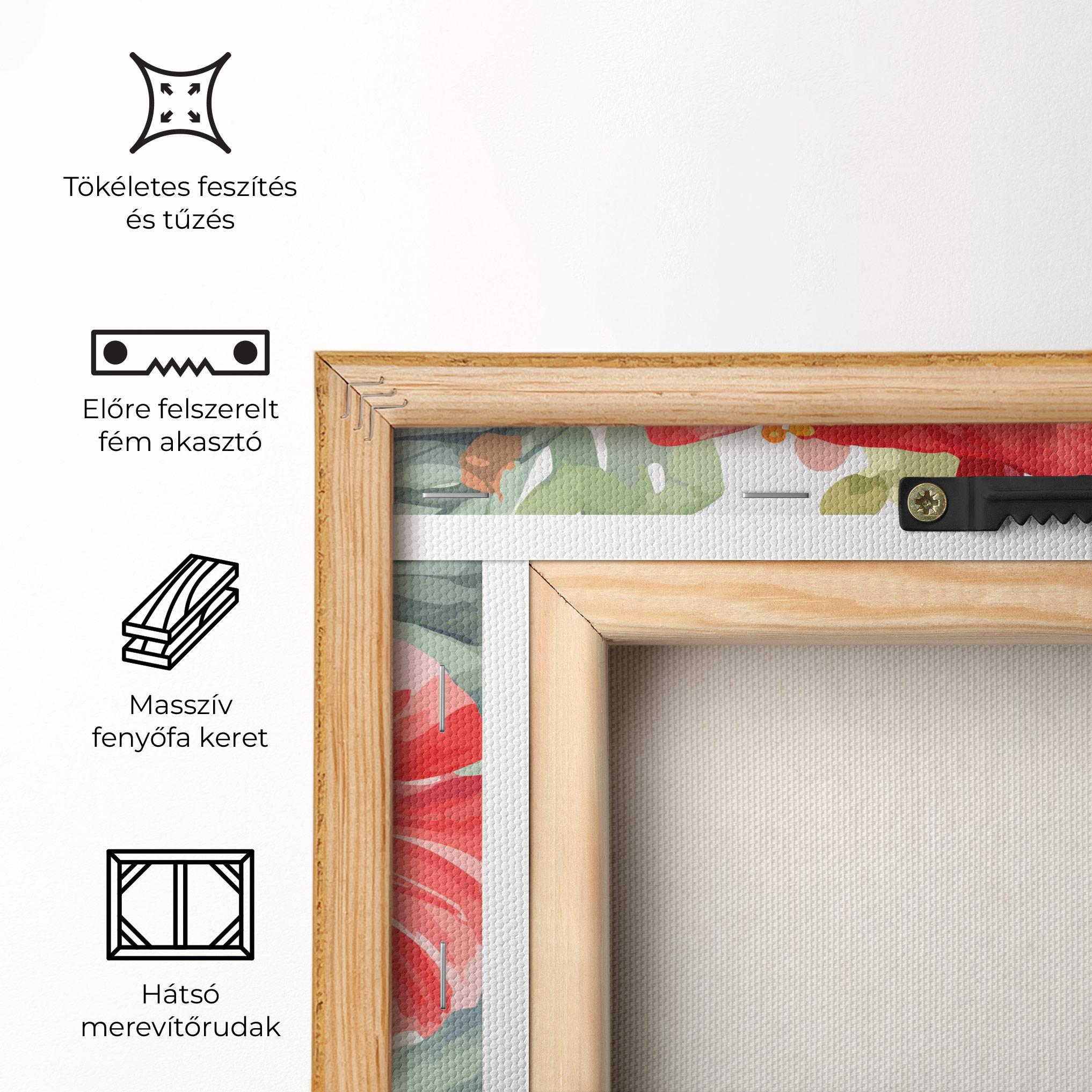 Vászonkép Pink Red Exotic mockup 5