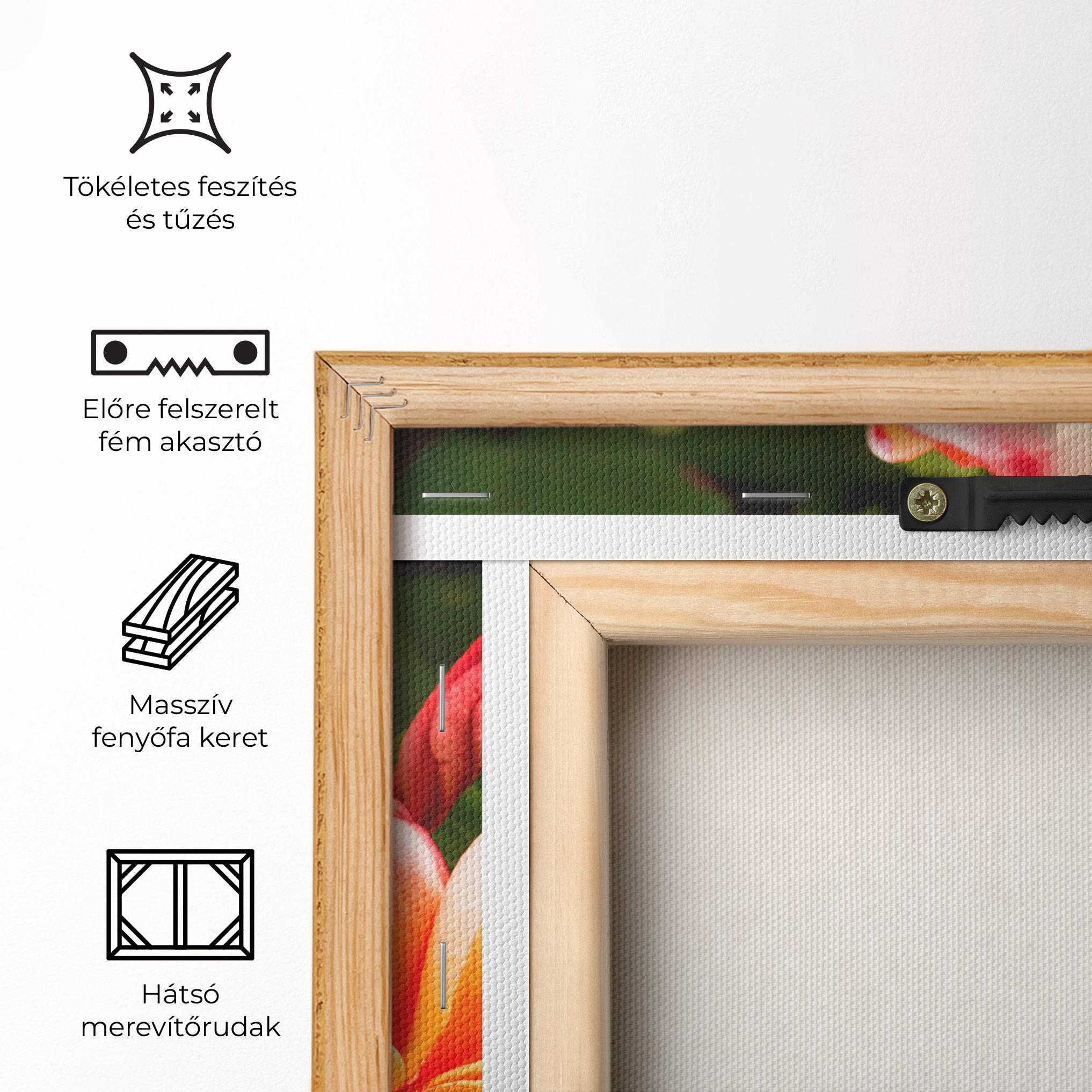 Vászonkép Pretty Plumeria mockup 5