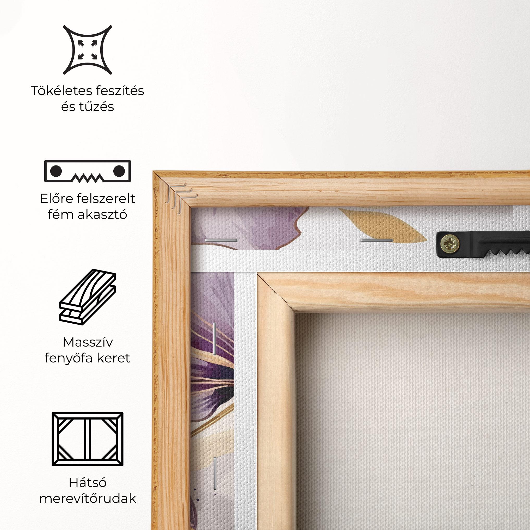 Vászonkép Purple Gold Exotic mockup 5