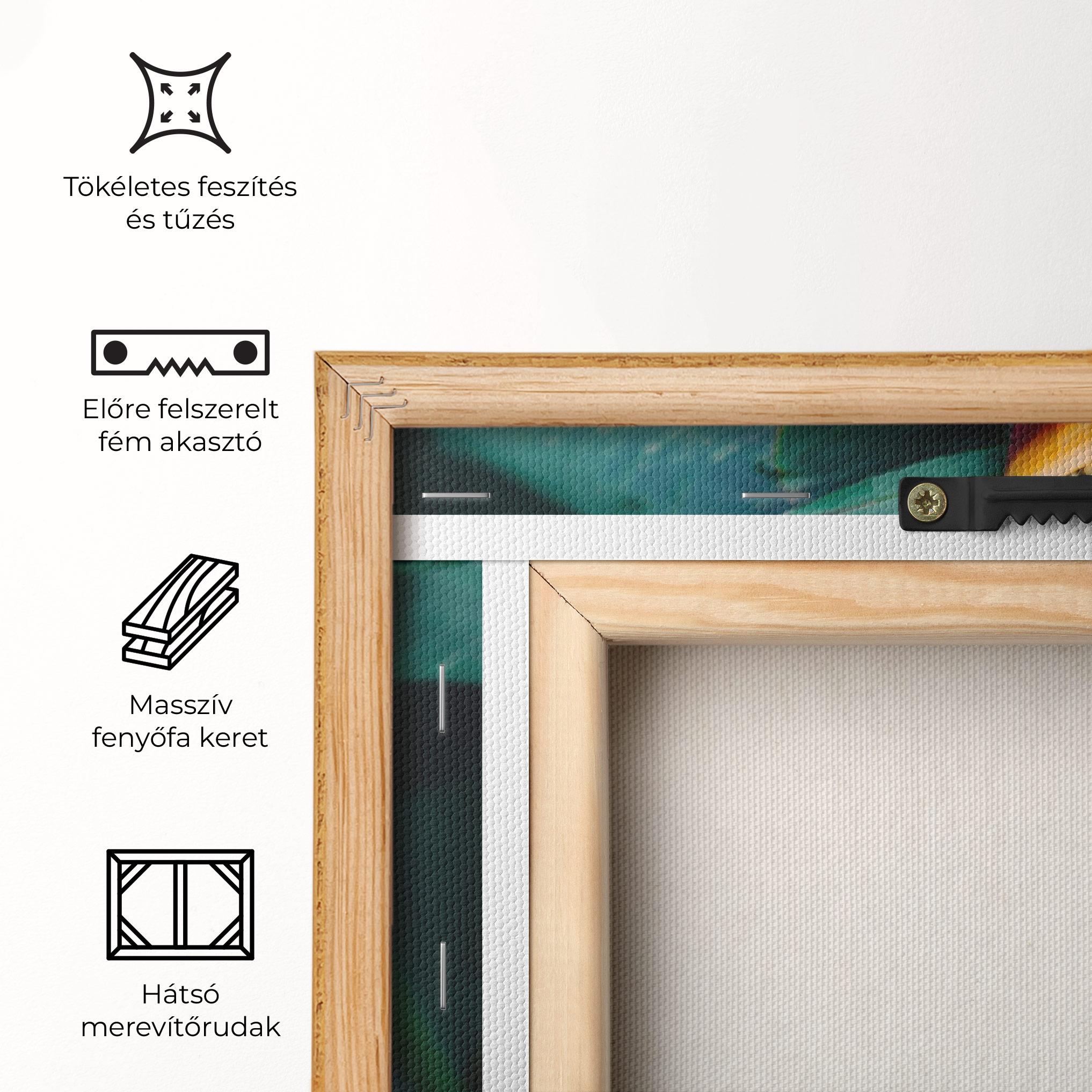 Vászonkép Red Orange Exotic mockup 5