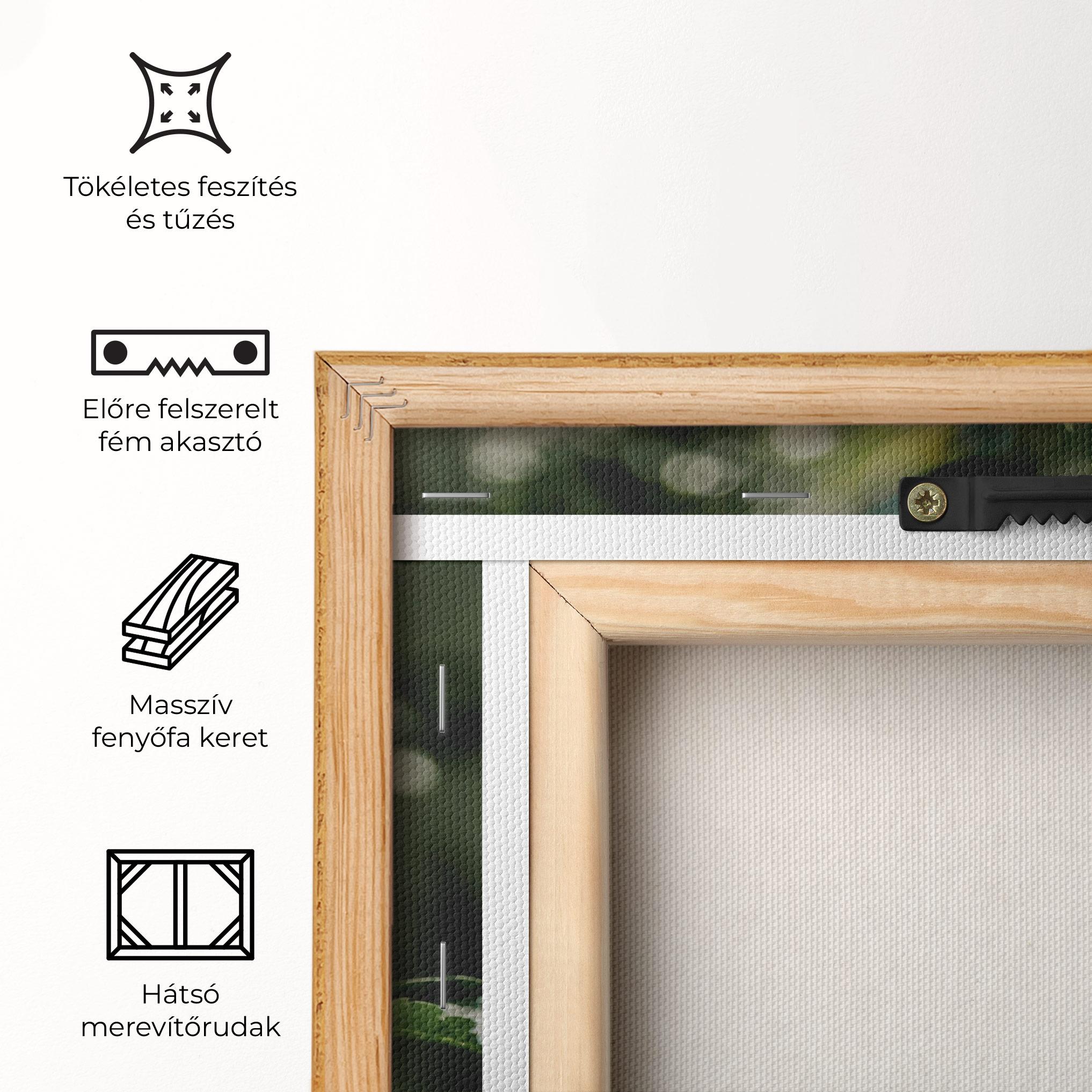 Vászonkép Yellow Pretty Exotic mockup 5