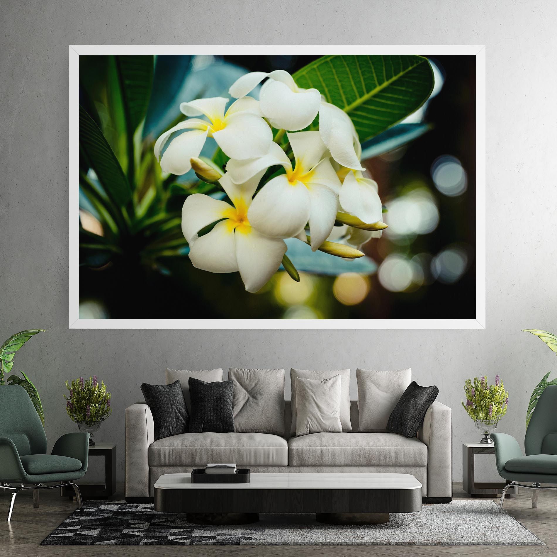 Beautiful White Exotic mockup 7