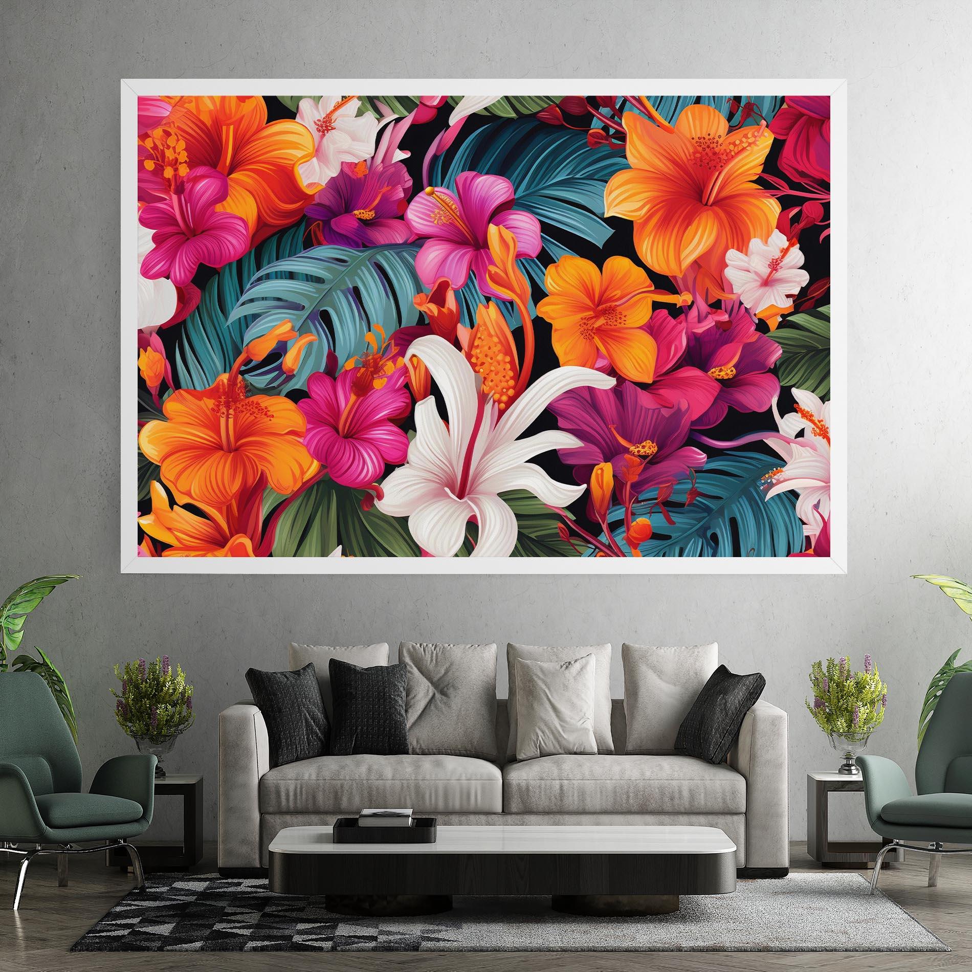 Vászonkép Exotic Patern mockup 7