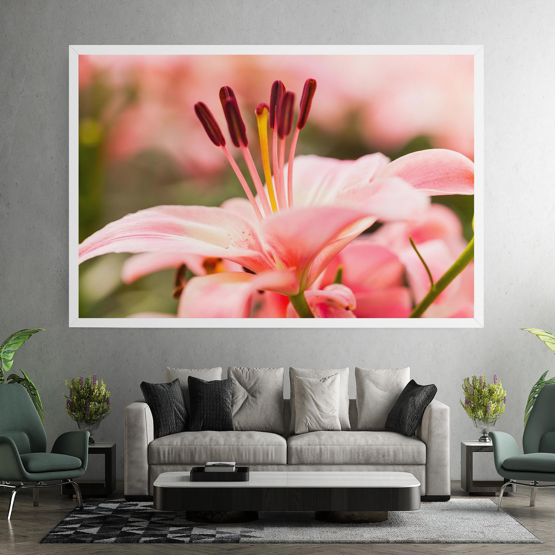 Vászonkép Flower mockup 7