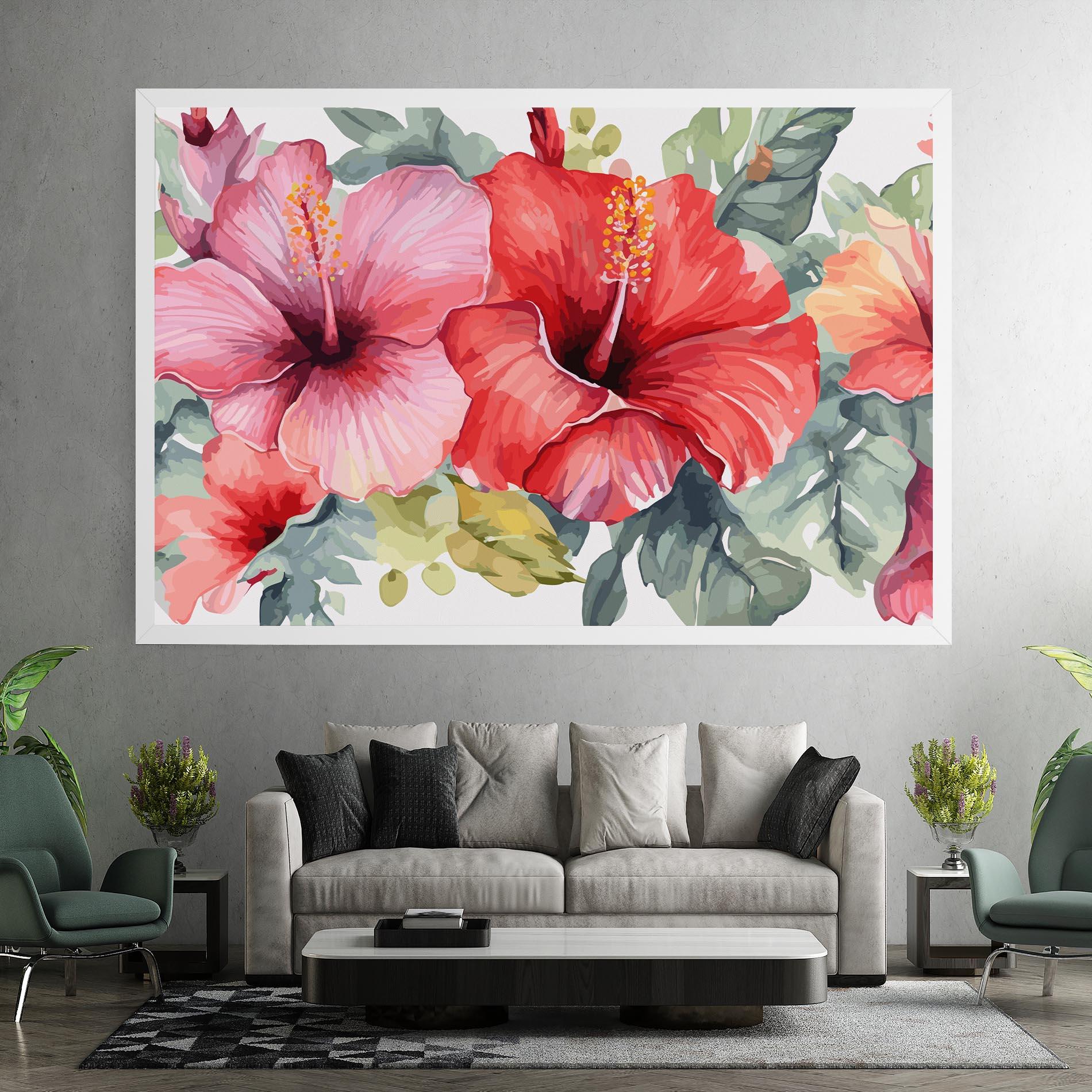 Vászonkép Pink Red Exotic mockup 7