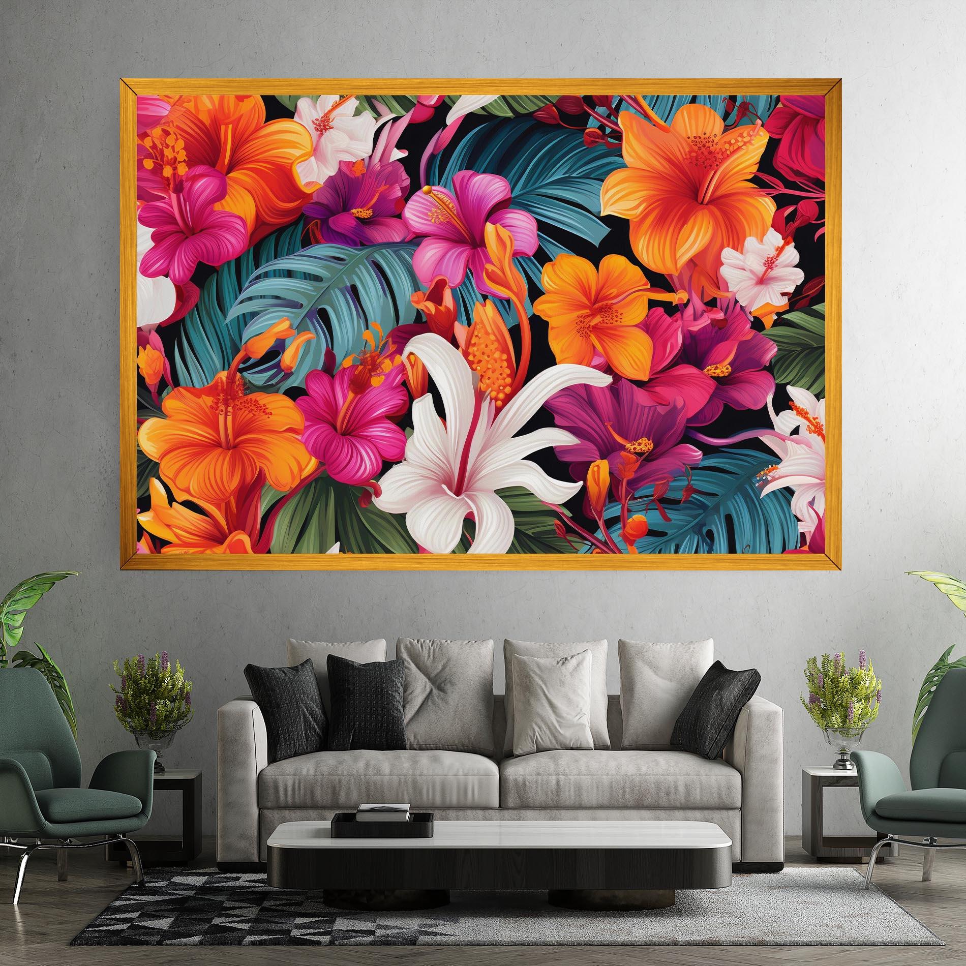 Vászonkép Exotic Patern mockup 7