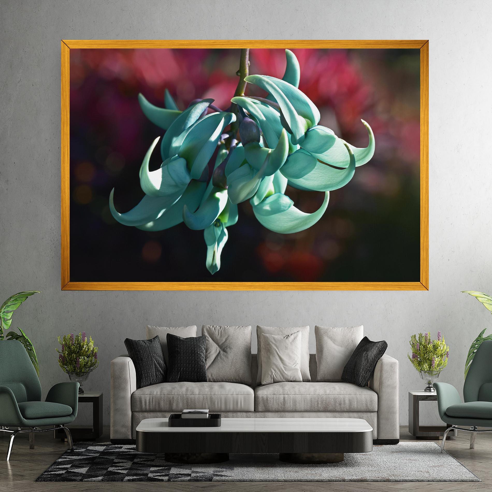 Vászonkép Pastel Green Plant mockup 7