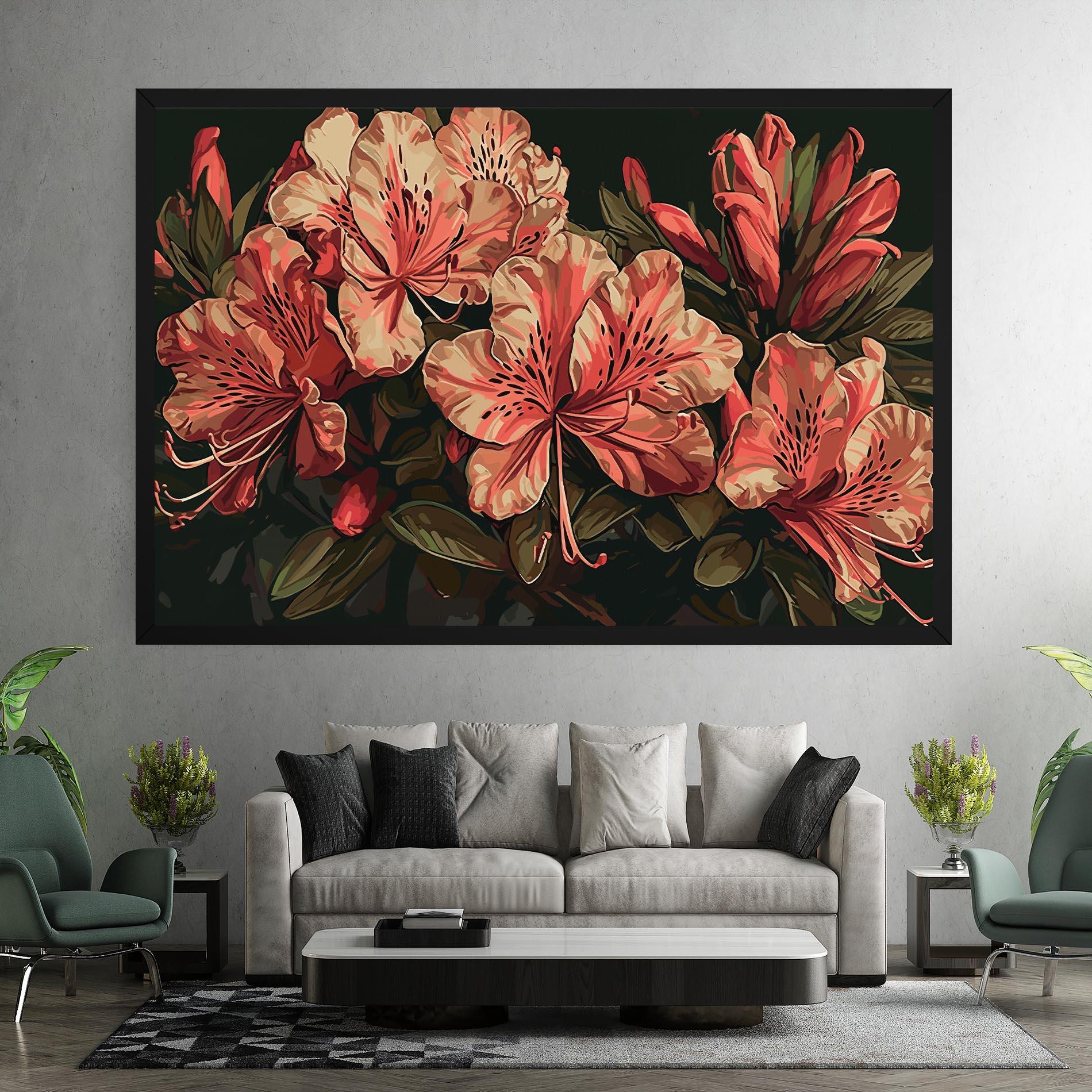 Vászonkép Cream Exotic Art mockup 7