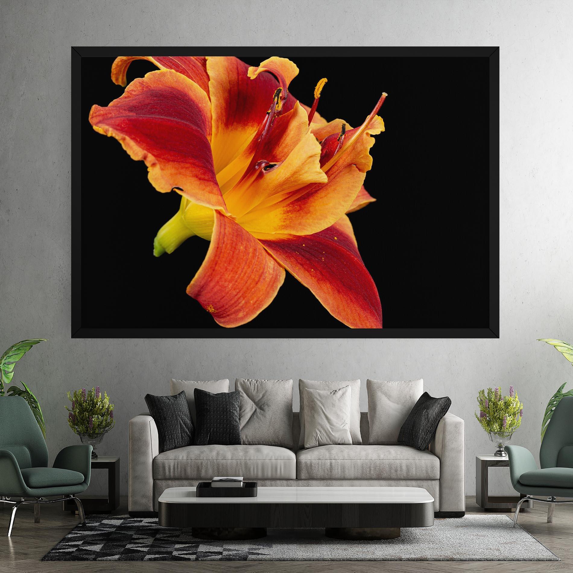 Vászonkép Exotic Orange Red mockup 7