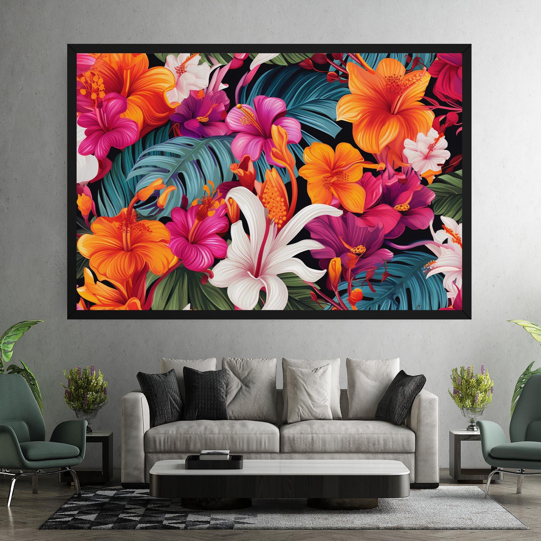 Vászonkép Exotic Patern mockup 7