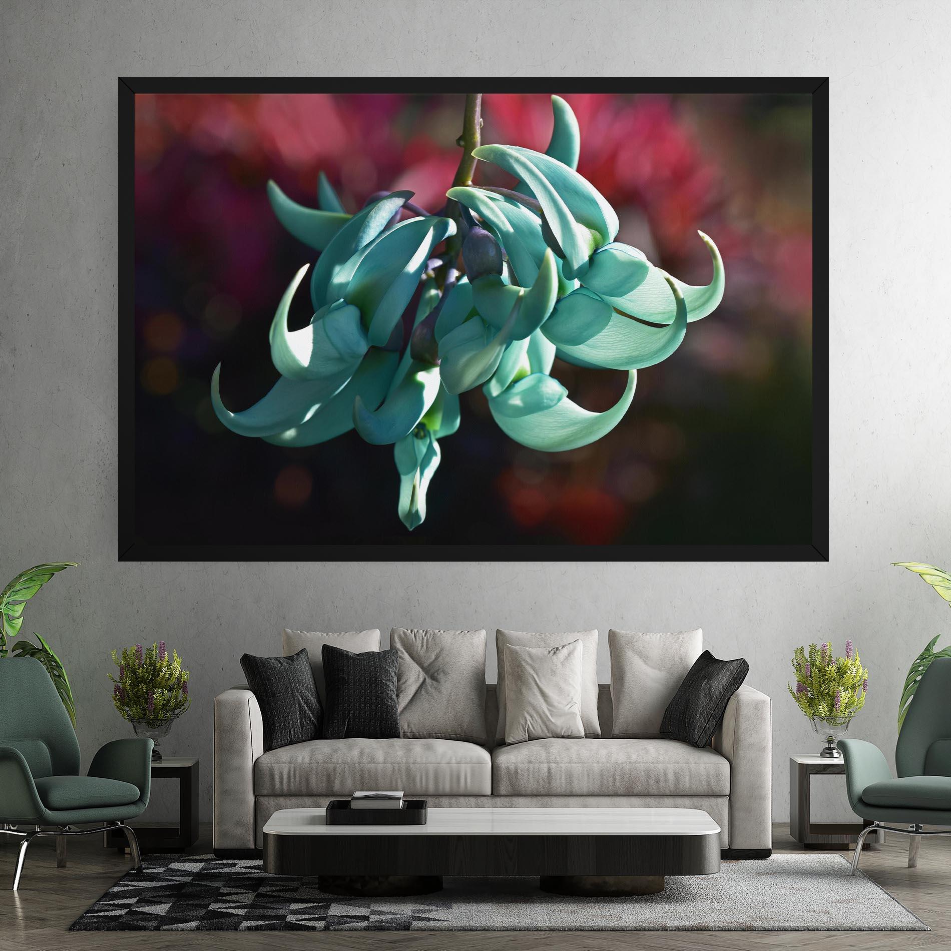 Vászonkép Pastel Green Plant mockup 7