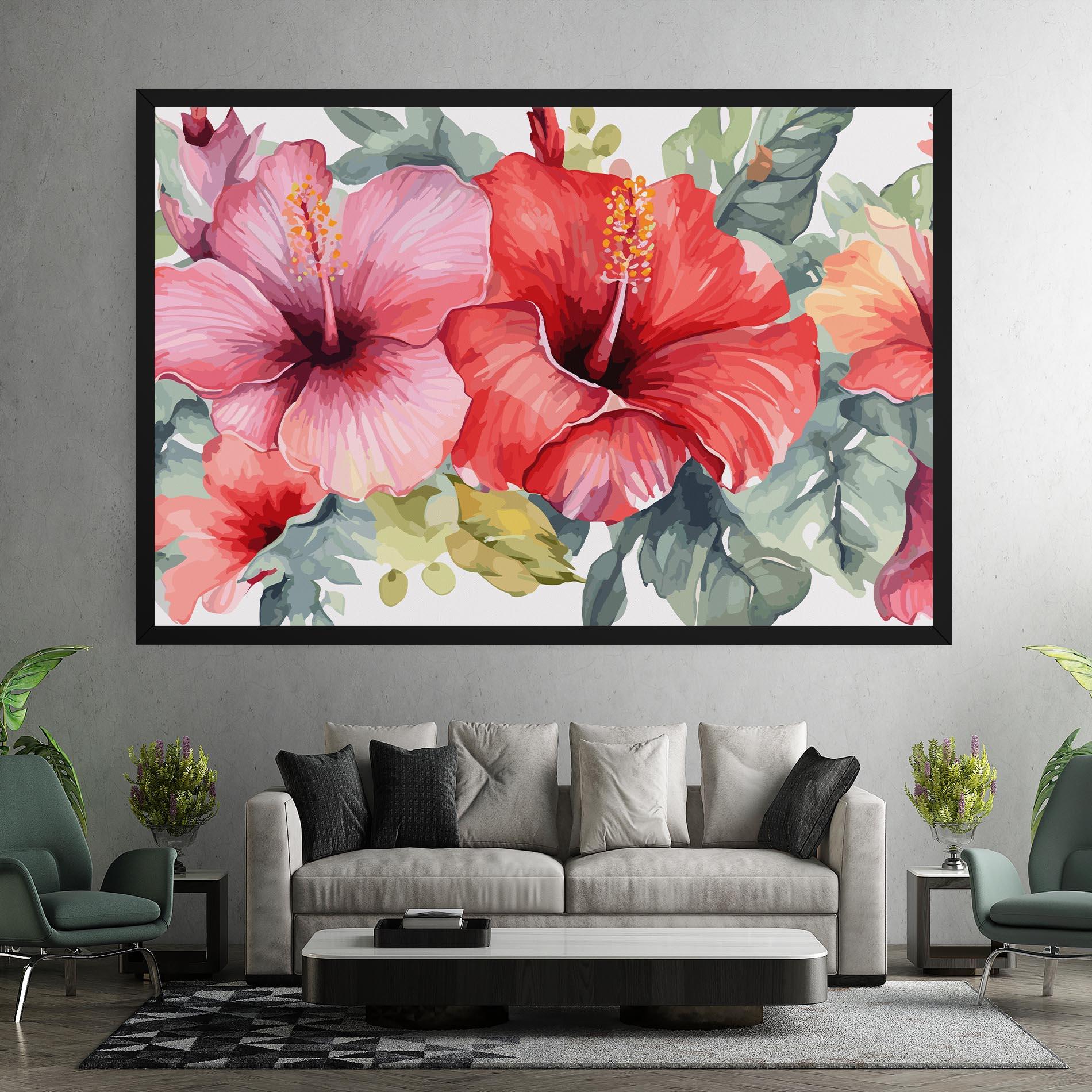 Vászonkép Pink Red Exotic mockup 7