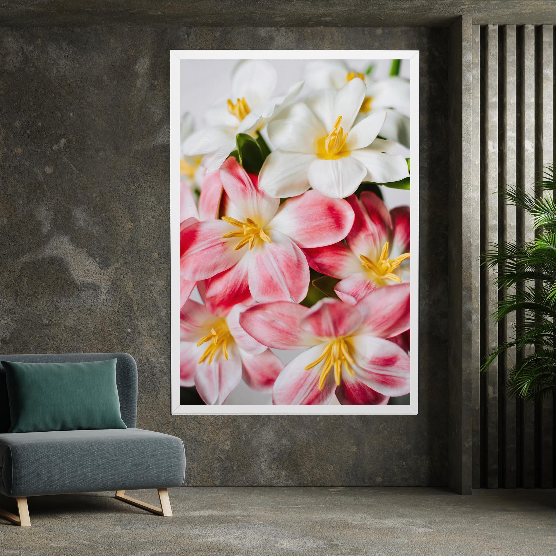 Vászonkép Beautiful Exotic Flower mockup 7