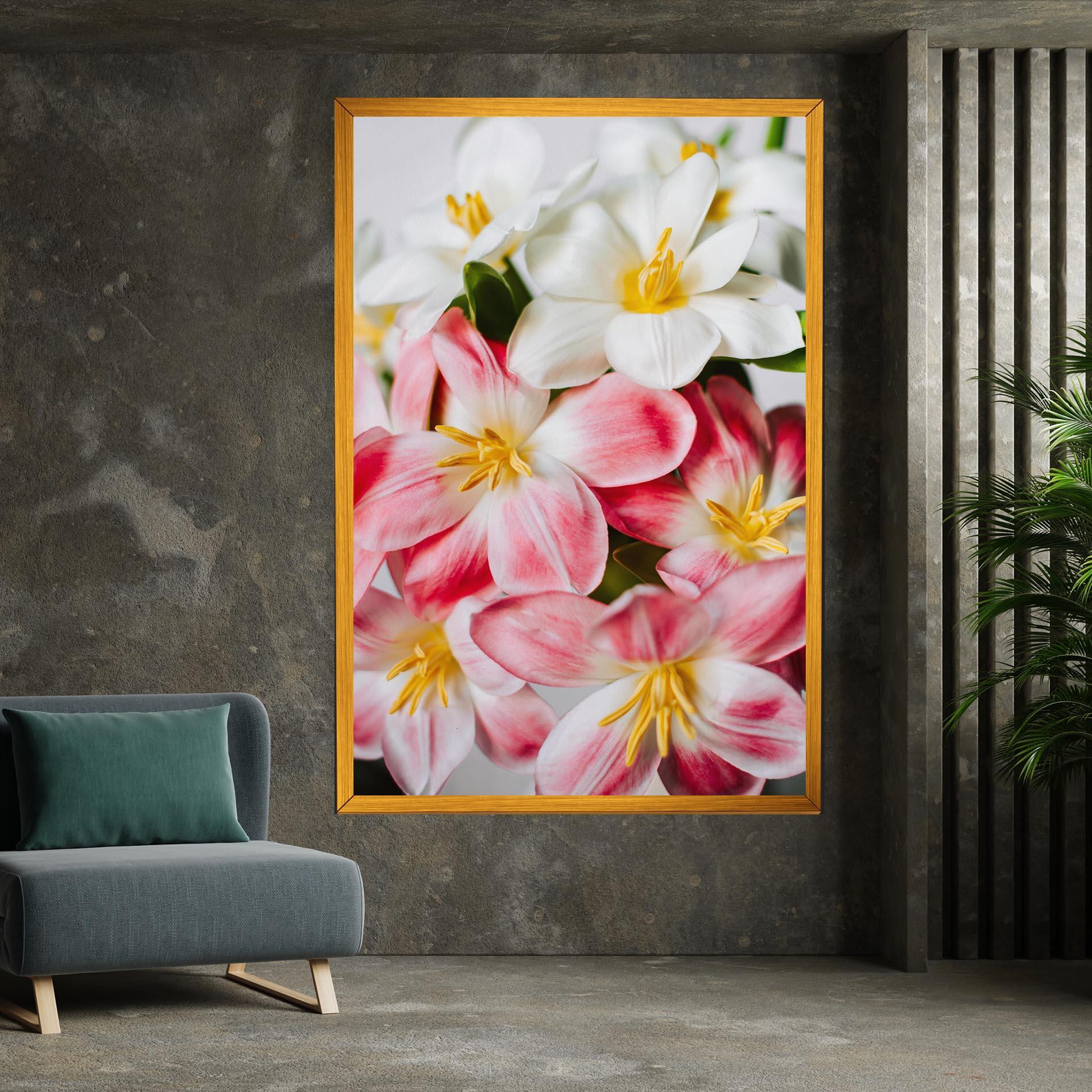 Vászonkép Beautiful Exotic Flower mockup 7