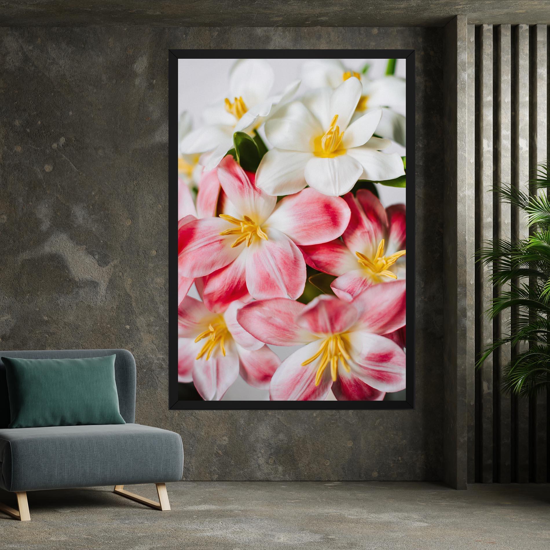 Vászonkép Beautiful Exotic Flower mockup 7