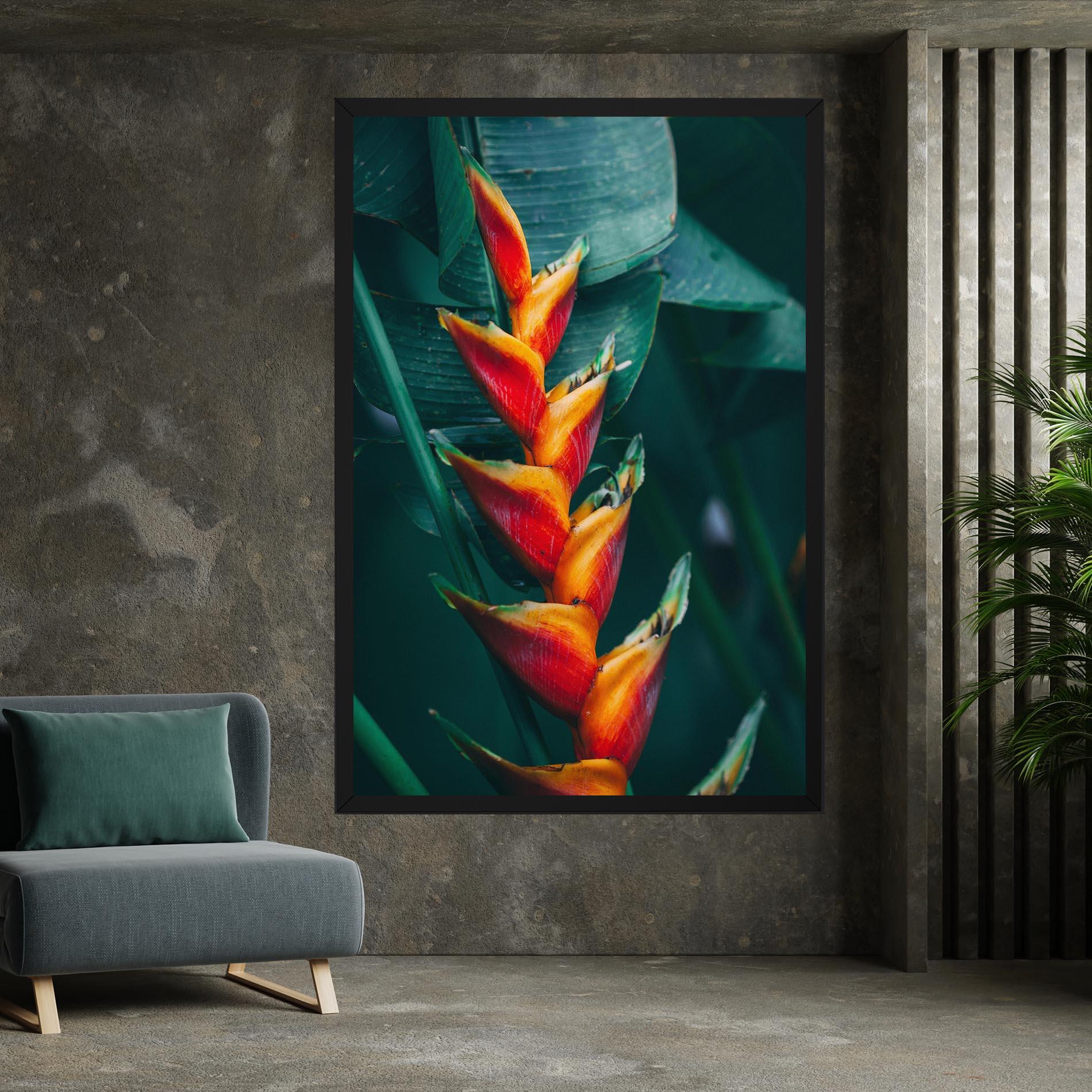 Vászonkép Red Orange Exotic mockup 7