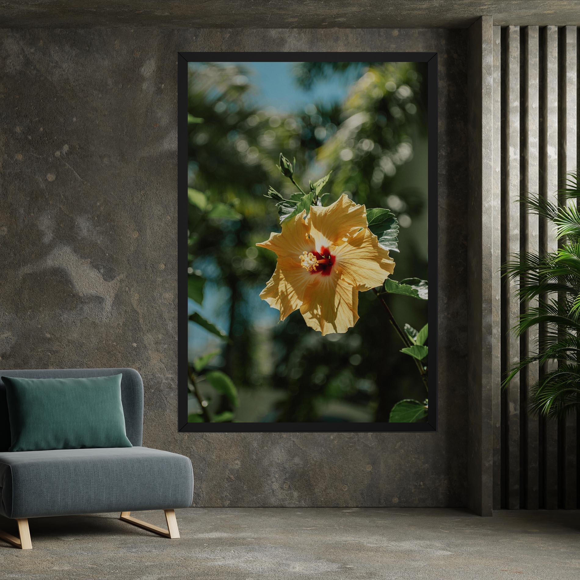 Vászonkép Yellow Pretty Exotic mockup 7