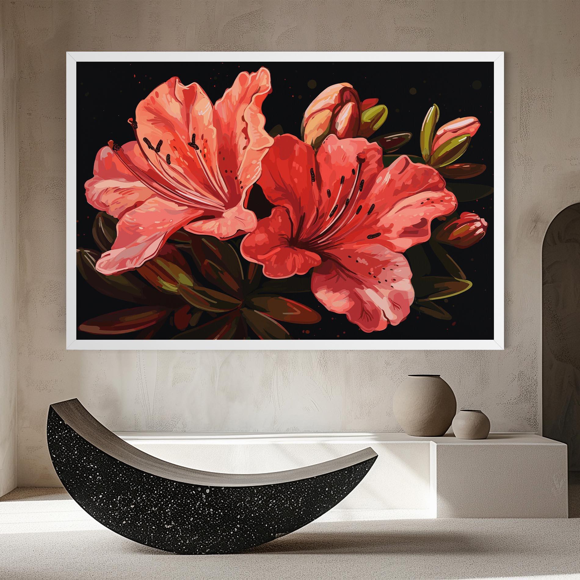 Vászonkép Art Exotic Flower mockup 8