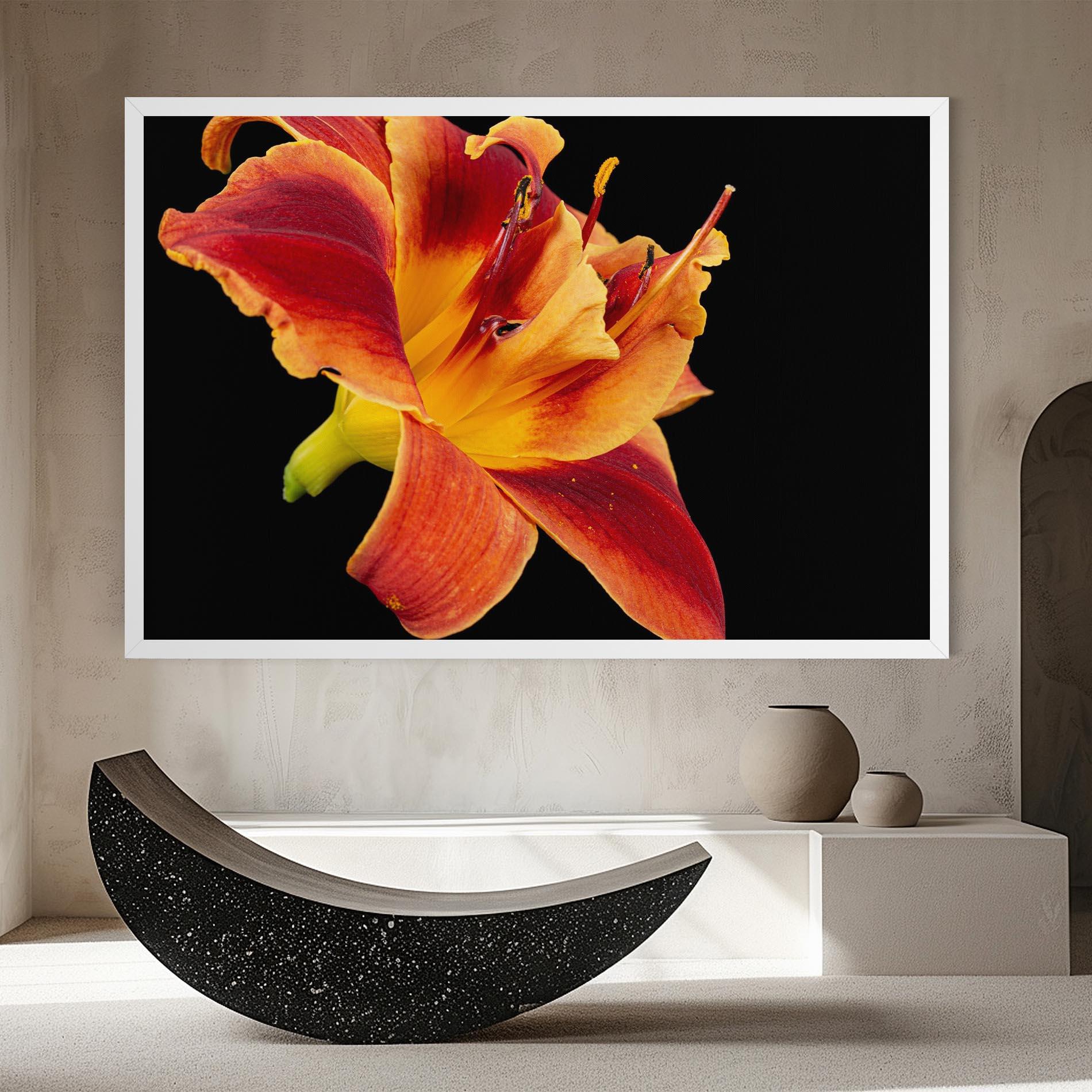 Vászonkép Exotic Orange Red mockup 8