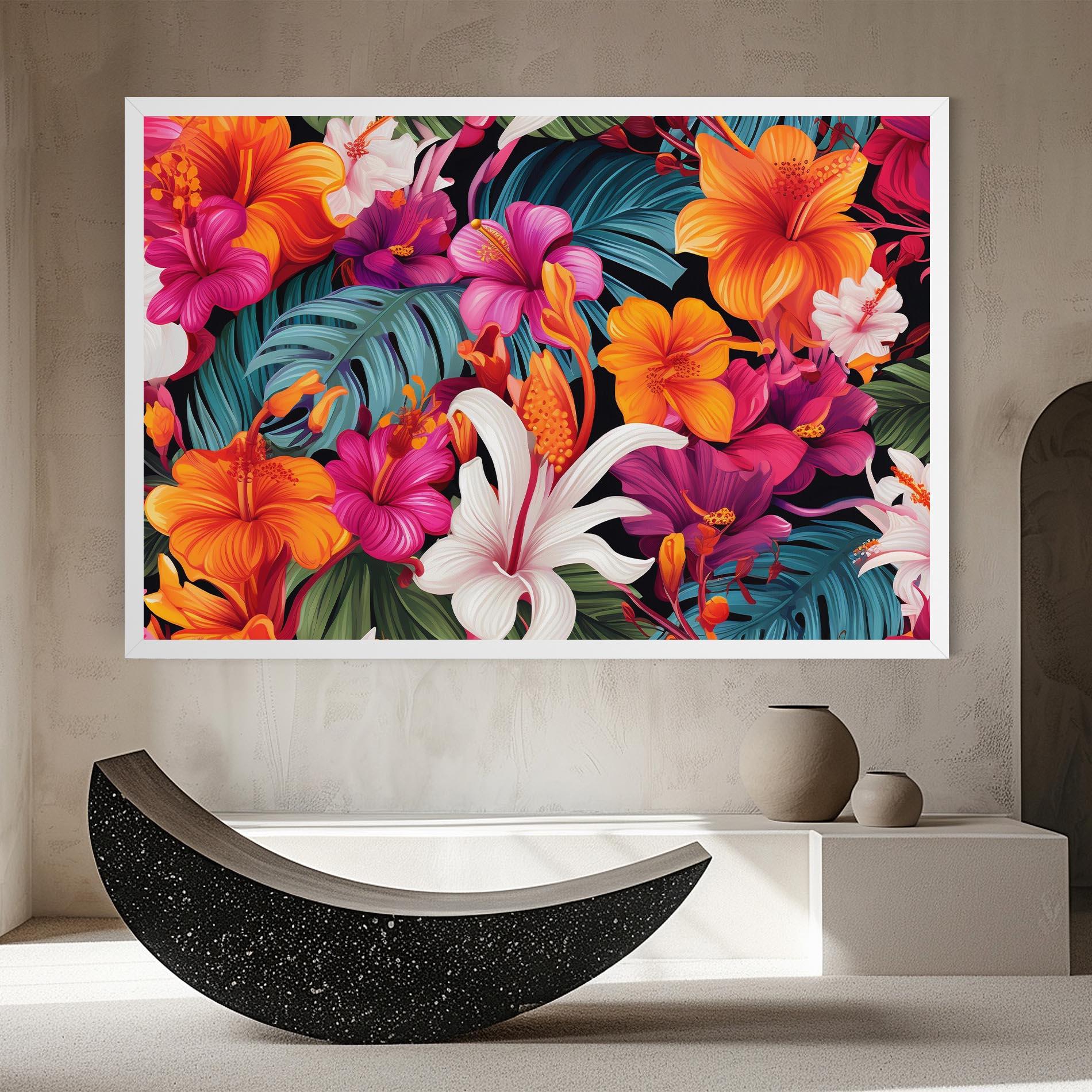 Vászonkép Exotic Patern mockup 8