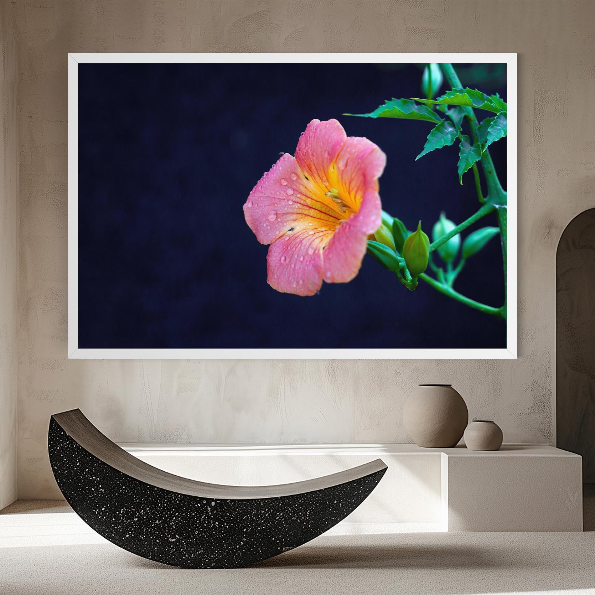 Vászonkép Exotic Pink Plant mockup 8