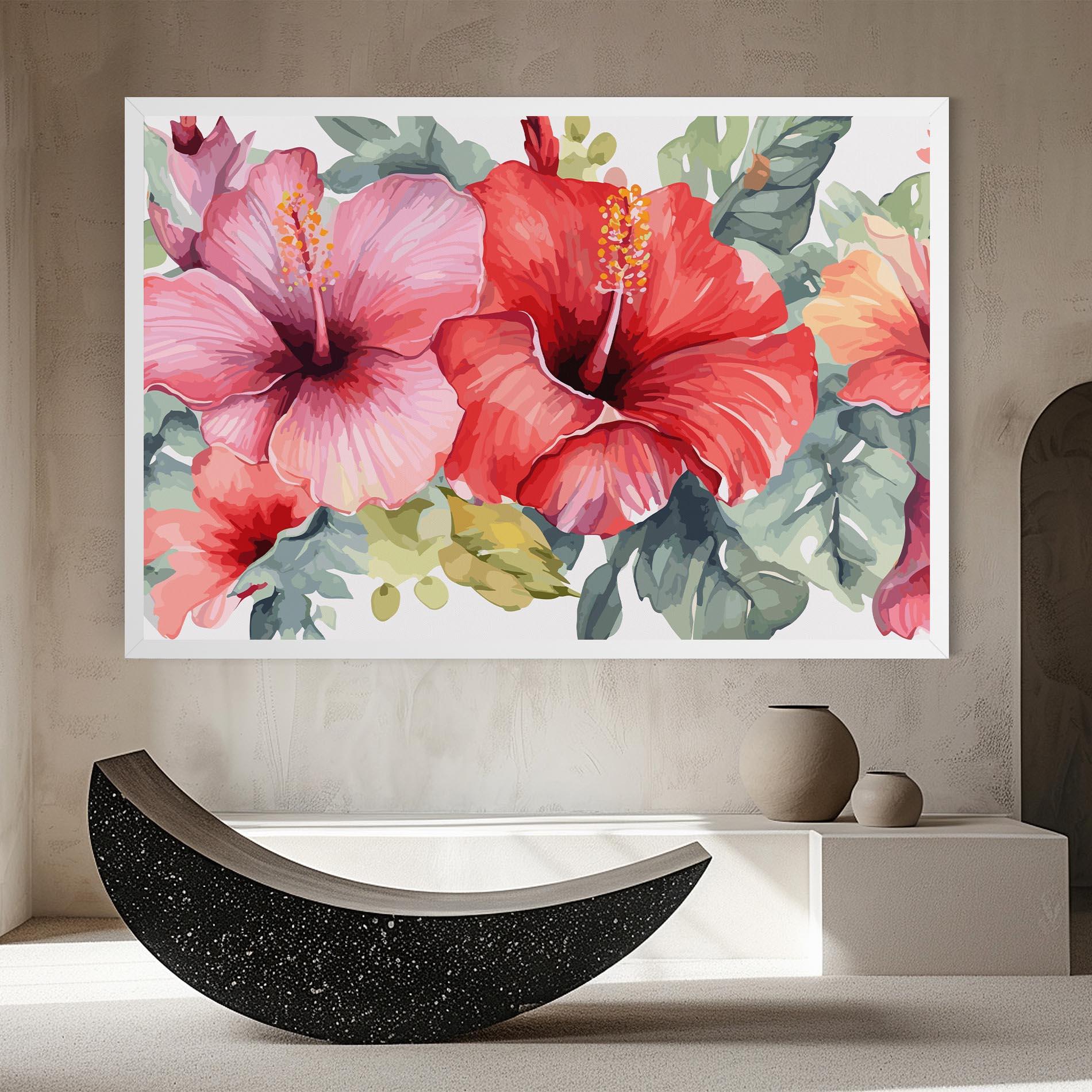 Vászonkép Pink Red Exotic mockup 8