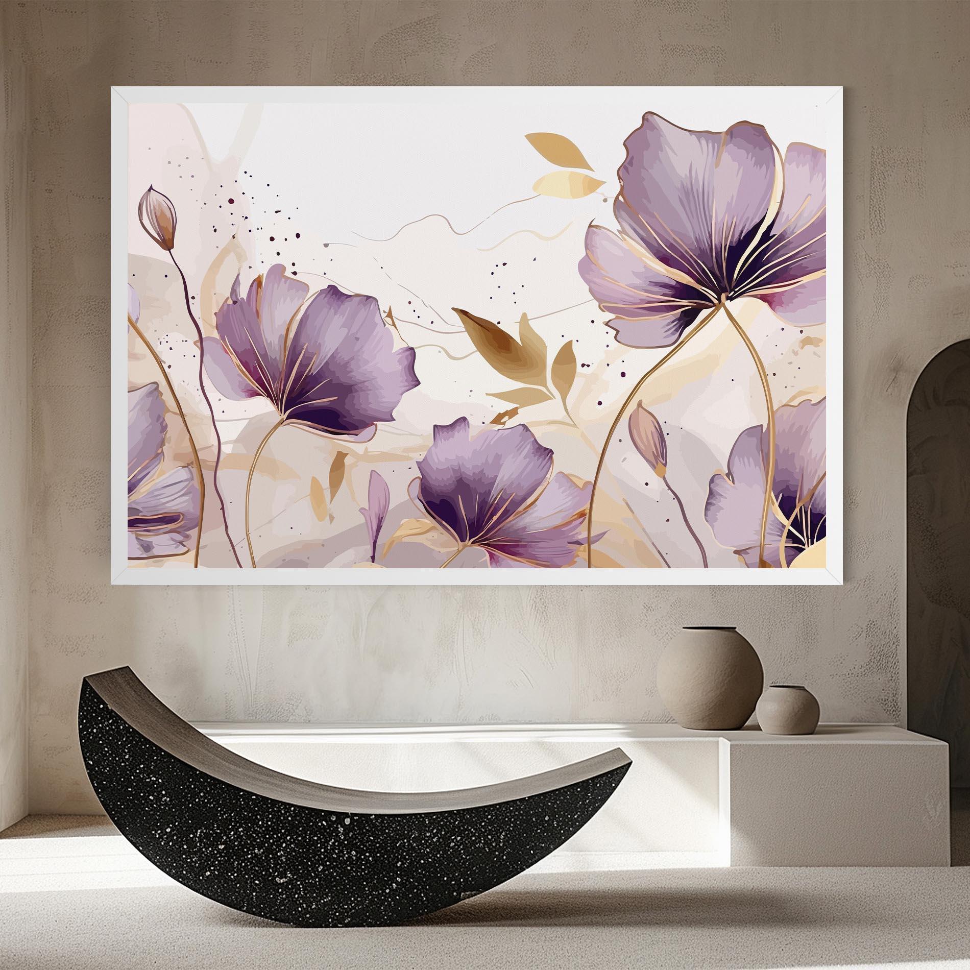 Vászonkép Purple Gold Exotic mockup 8