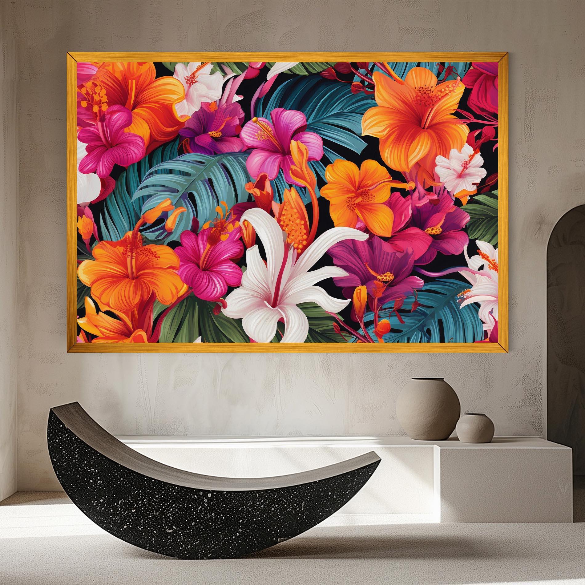 Vászonkép Exotic Patern mockup 8