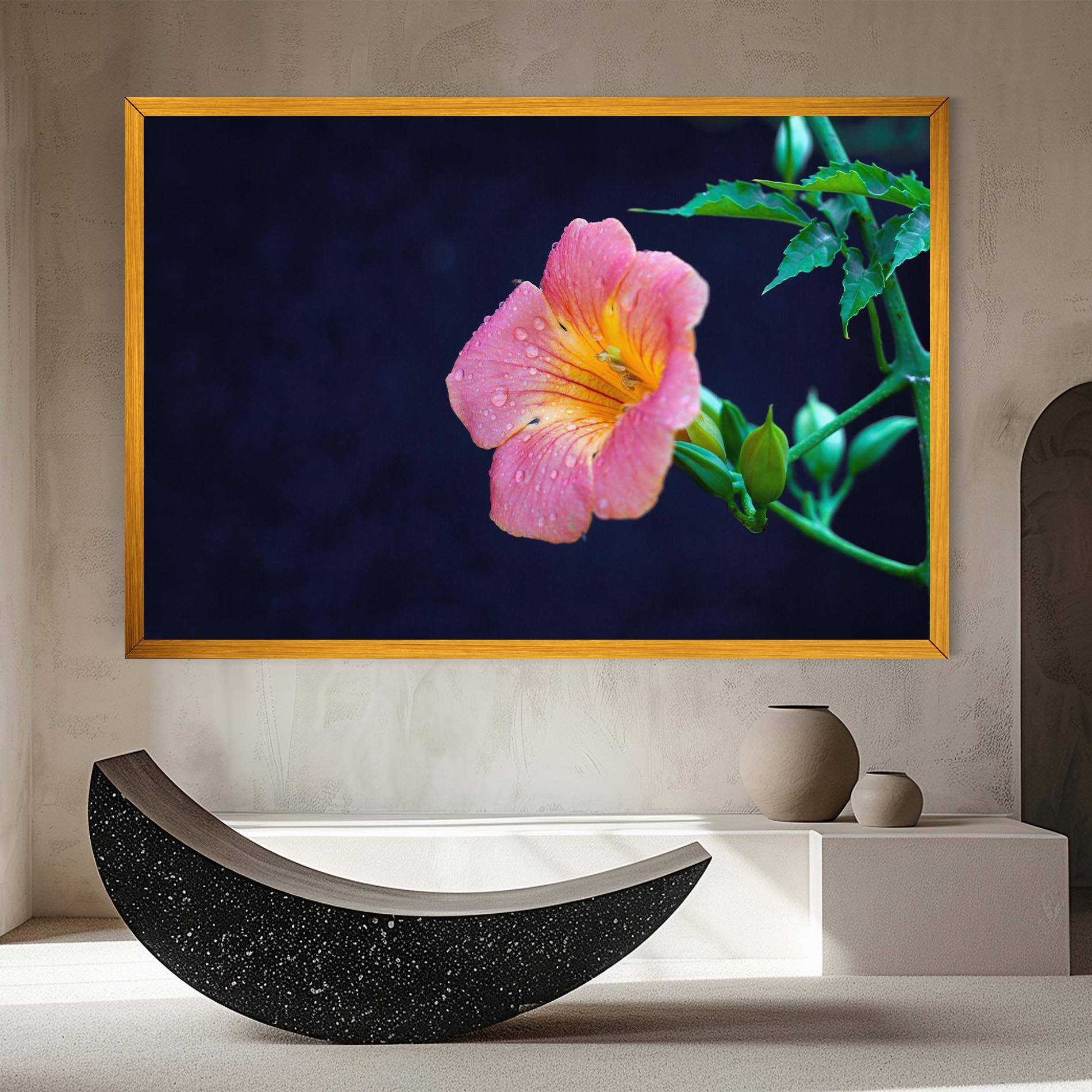 Vászonkép Exotic Pink Plant mockup 8