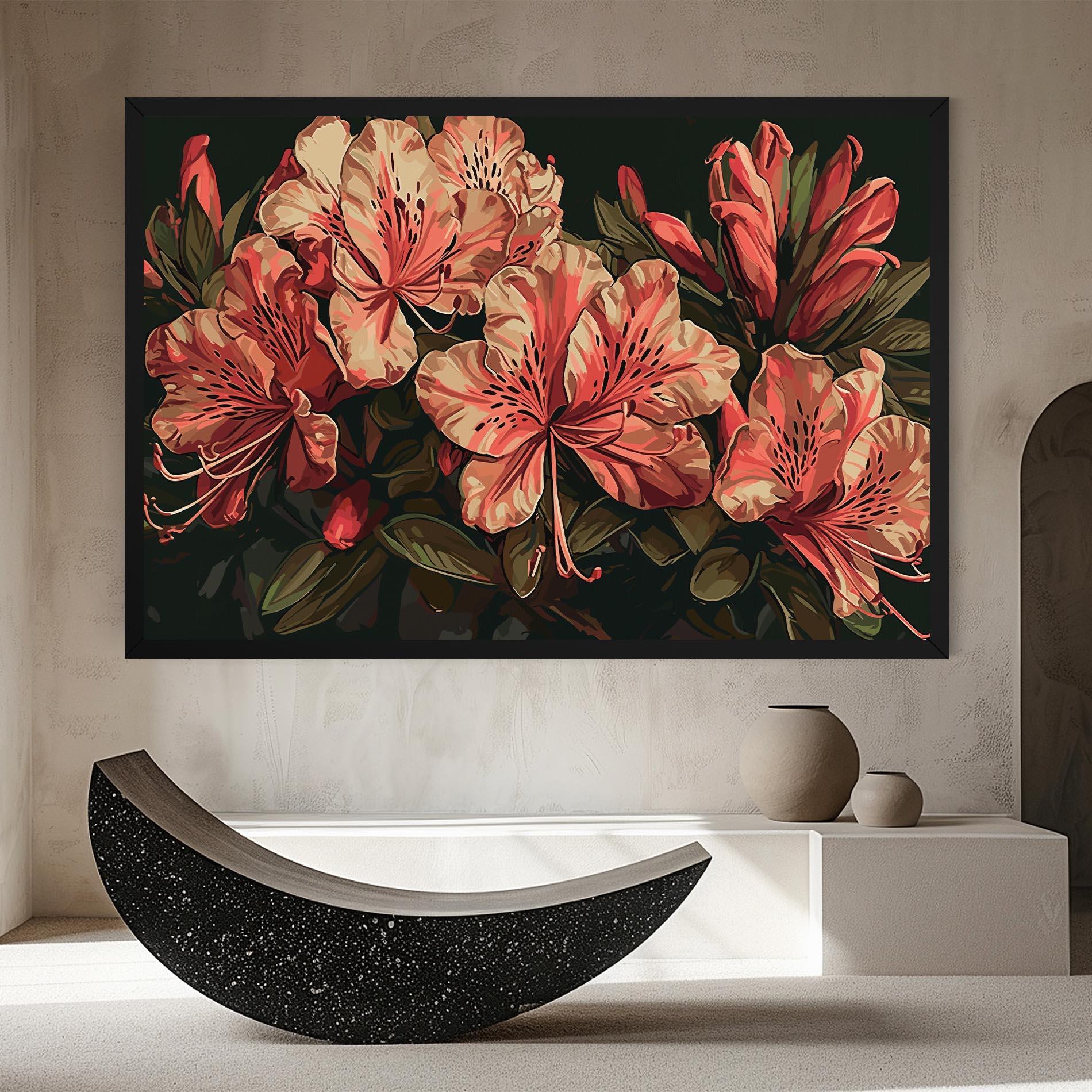 Vászonkép Cream Exotic Art mockup 8